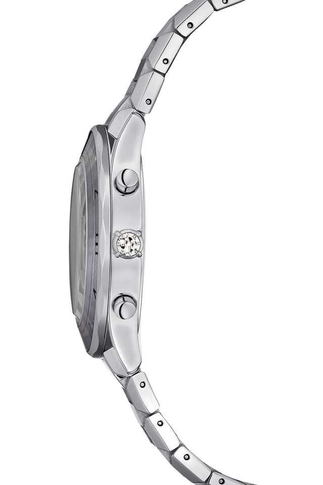 Buy Swarovski Silver Dextera 44 mm x 39 mm Silver Dial Metal