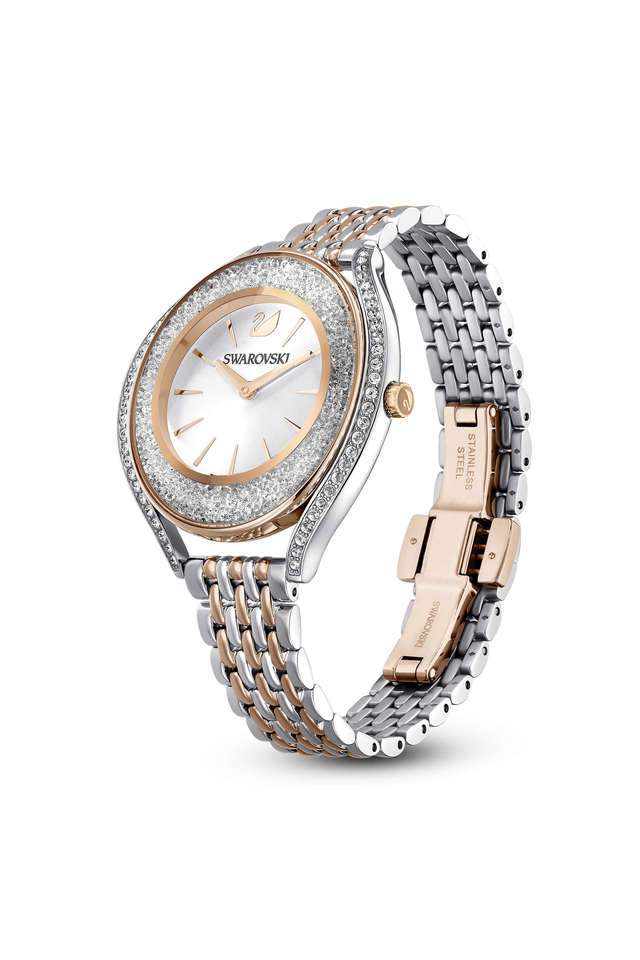 Buy Swarovski Rose Gold Crystalline Aura mm Rose Gold Dial