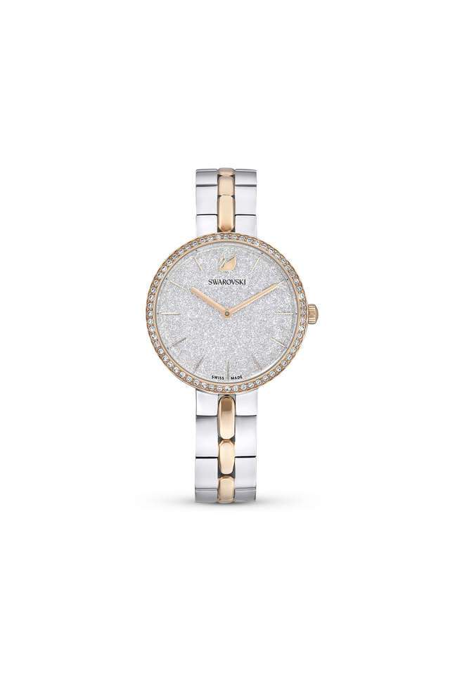 Buy Swarovski White Cosmopolitan 32 mm White Dial Metal Analogue