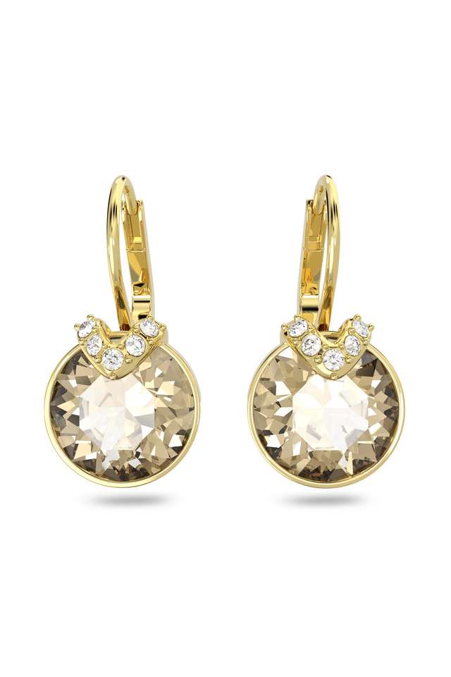 Stylish-Crystal-Gold-tone-Women-Earrings
