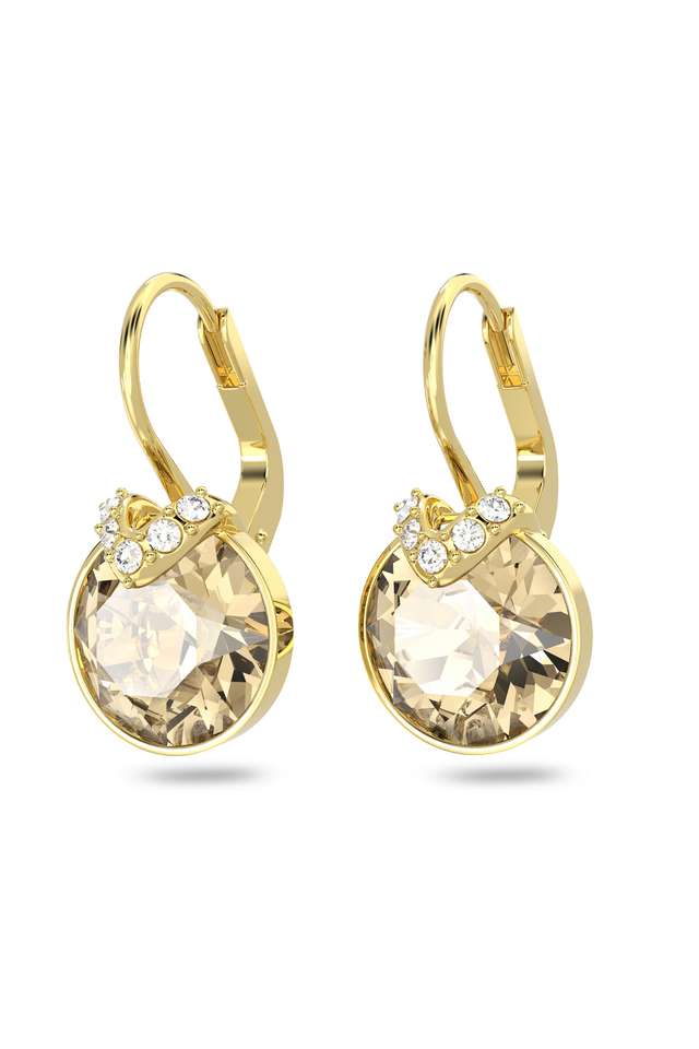 Stylish-Crystal-Gold-tone-Women-Earrings