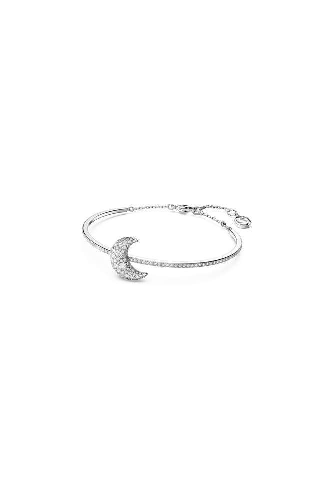 Luna-Bangle-Moon-White-Rhodium-Plated