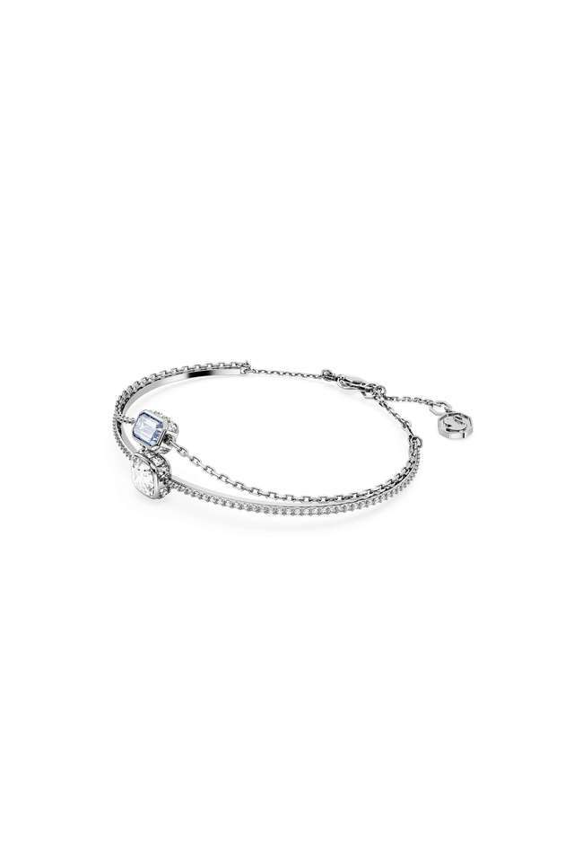 Stilla-Bangle-Mixed-Cuts-Blue-Rhodium-Plated