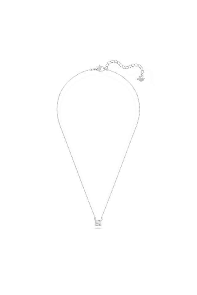 Attract-Necklace-Square-Cut-White-Rhodium-Plated
