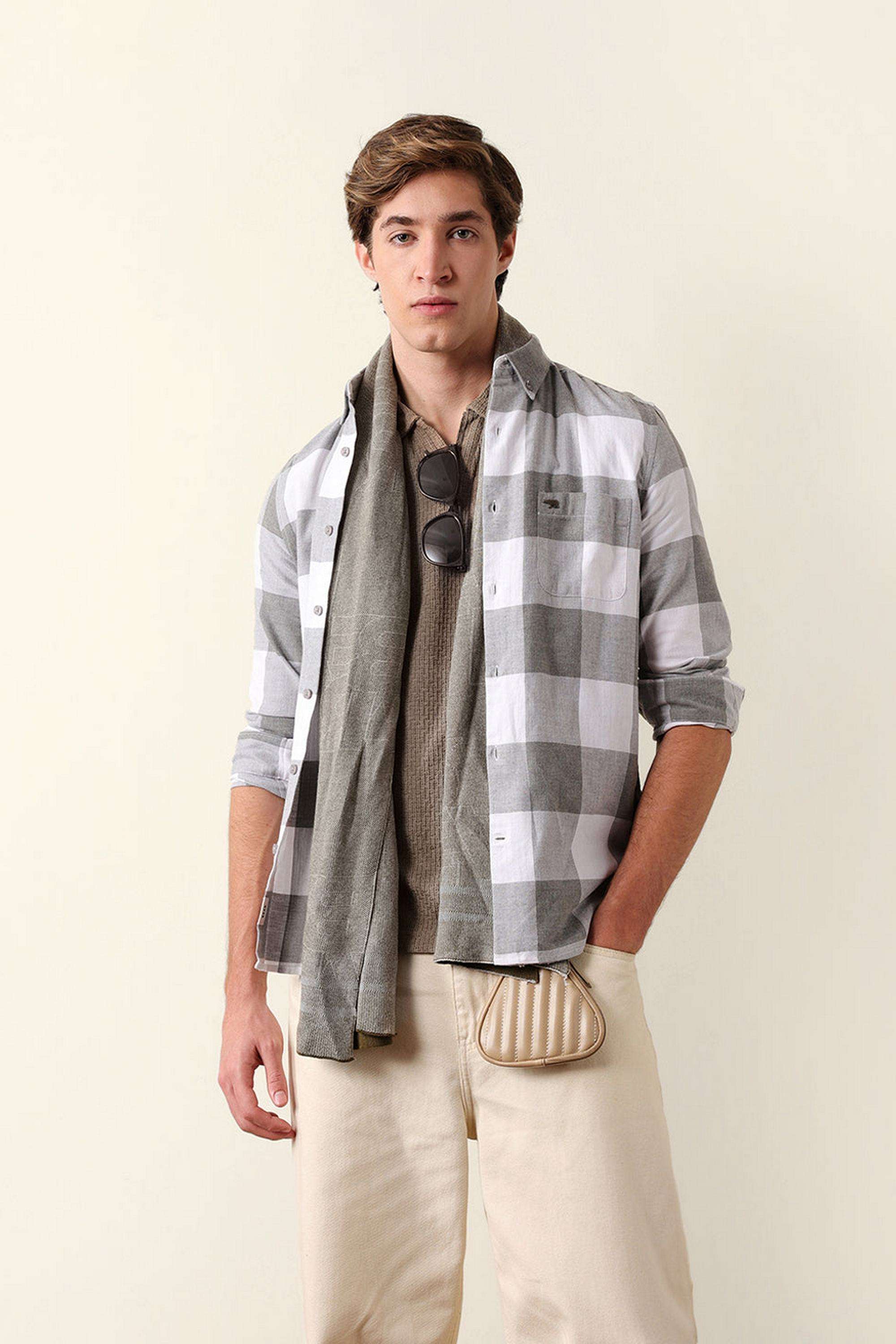 Solid-Cotton-Blend-Slim-Fit-Men-s-Casual-Shirt