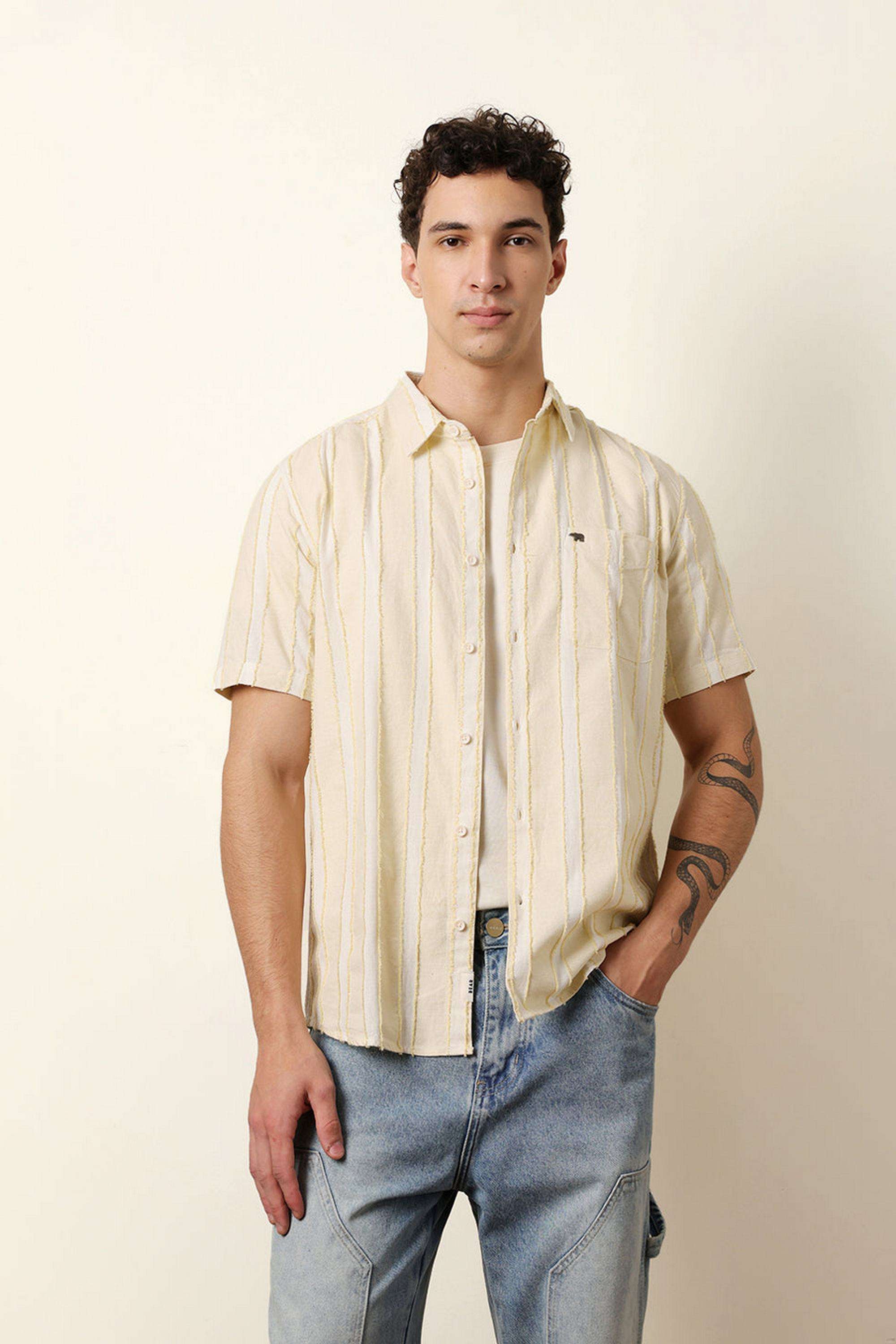 Stripes-Cotton-Blend-Regular-Fit-Men-s-Casual-Shirt