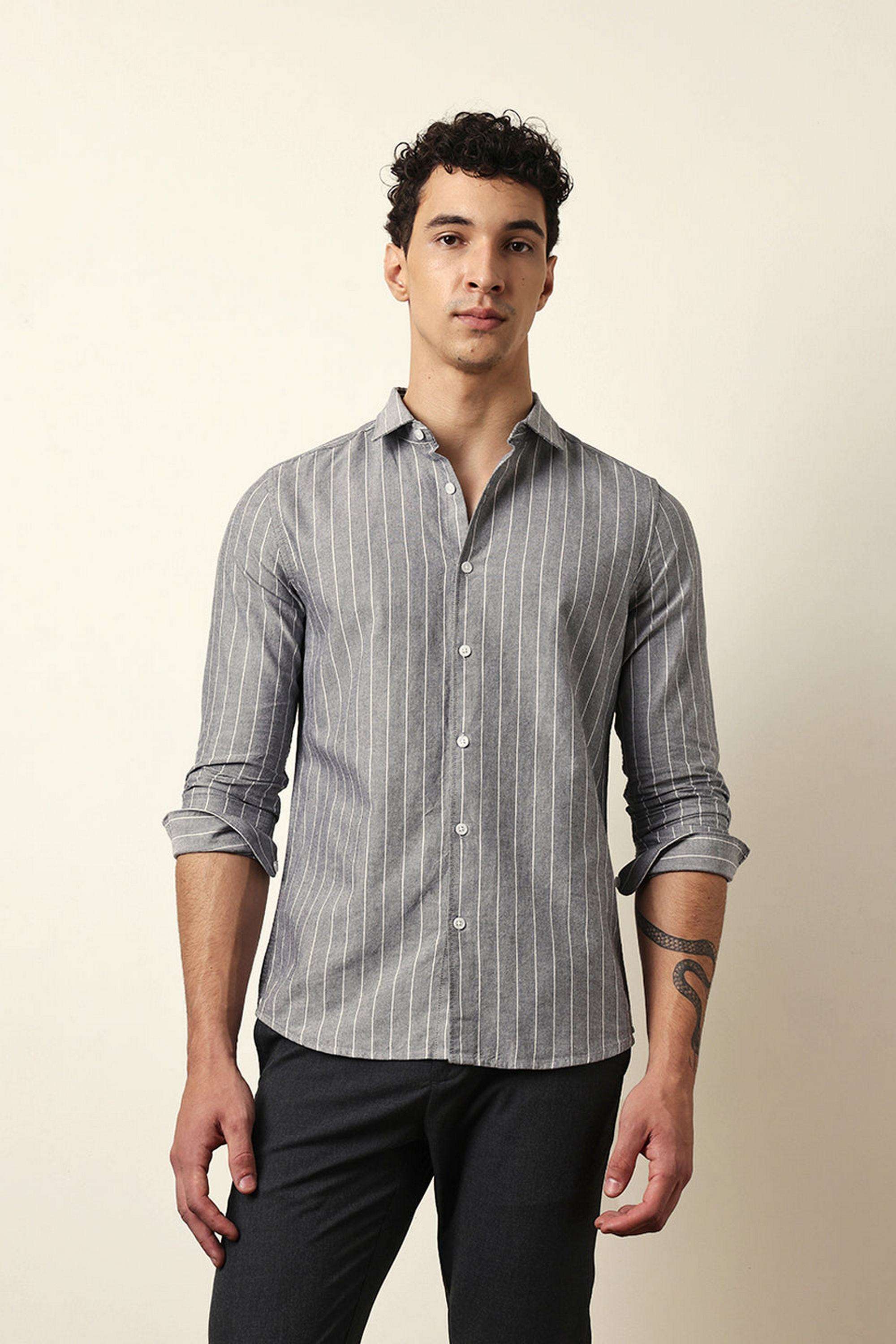 Stripes-Cotton-Blend-Slim-Fit-Men-s-Casual-Shirt