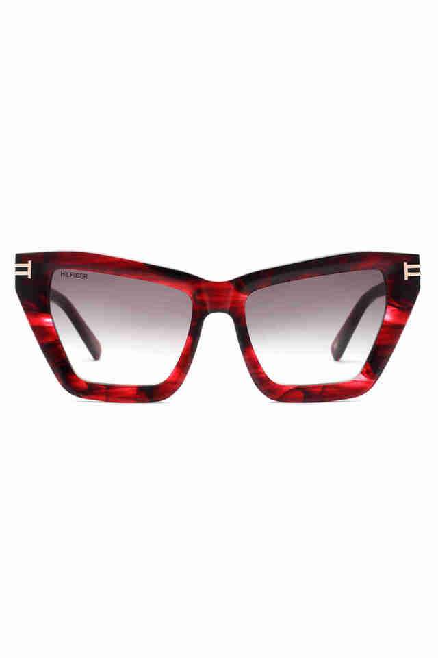 Women-Full-Rim-Non-Polarized-Round-Sunglasses-1540-C3-54-S-with-Case