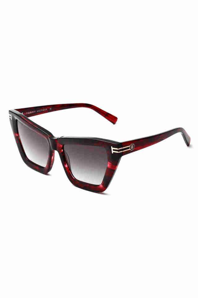 Women-Full-Rim-Non-Polarized-Round-Sunglasses-1540-C3-54-S-with-Case