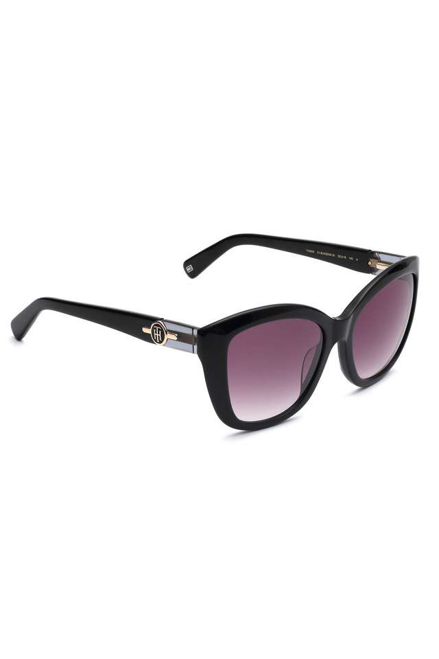 Women-Full-Rim-Non-Polarized-Cat-Eye-Sunglasses---2609-C1-BLKGDGR-53-S-with-case