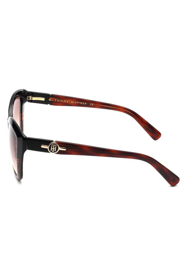 Women-Full-Rim-Non-Polarized-Cat-Eye-Sunglasses---2609-C5-BLKGDBR-53-S-with-case