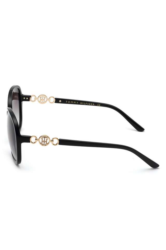 Women-Full-Rim-Non-Polarized-Round-Sunglasses---2614-C1-BKGUNGR-55-S-with-case