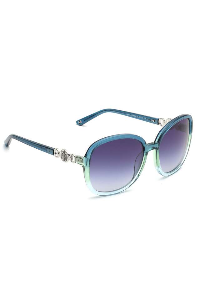 Women-Full-Rim-Non-Polarized-Round-Sunglasses---2614-C3-BLSIBL-55-S-with-case