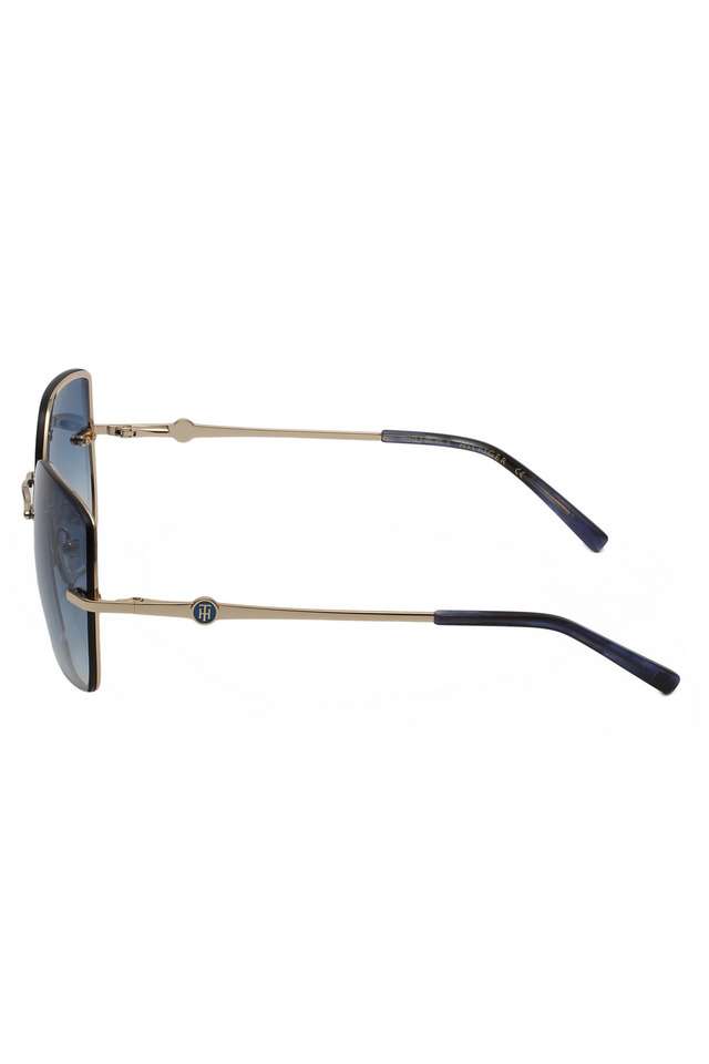 Women-Rimless-Non-Polarized-Round-Sunglasses---2622-C3-GDBLBL-56-S-with-case