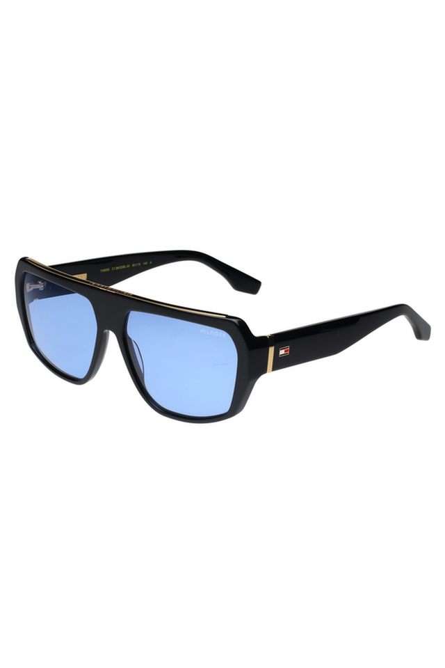 Men-Full-Rim-Non-Polarized-Round-Sunglasses---TH-8005-C1-BKGDBL-60-S-with-case