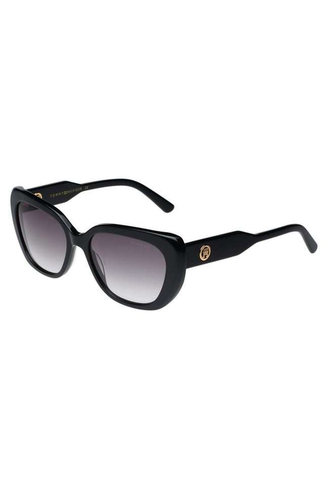 Women-Full-Rim-Non-Polarized-Oval-Sunglasses---TH-2661-C2-BKGDGR-53-S-with-case