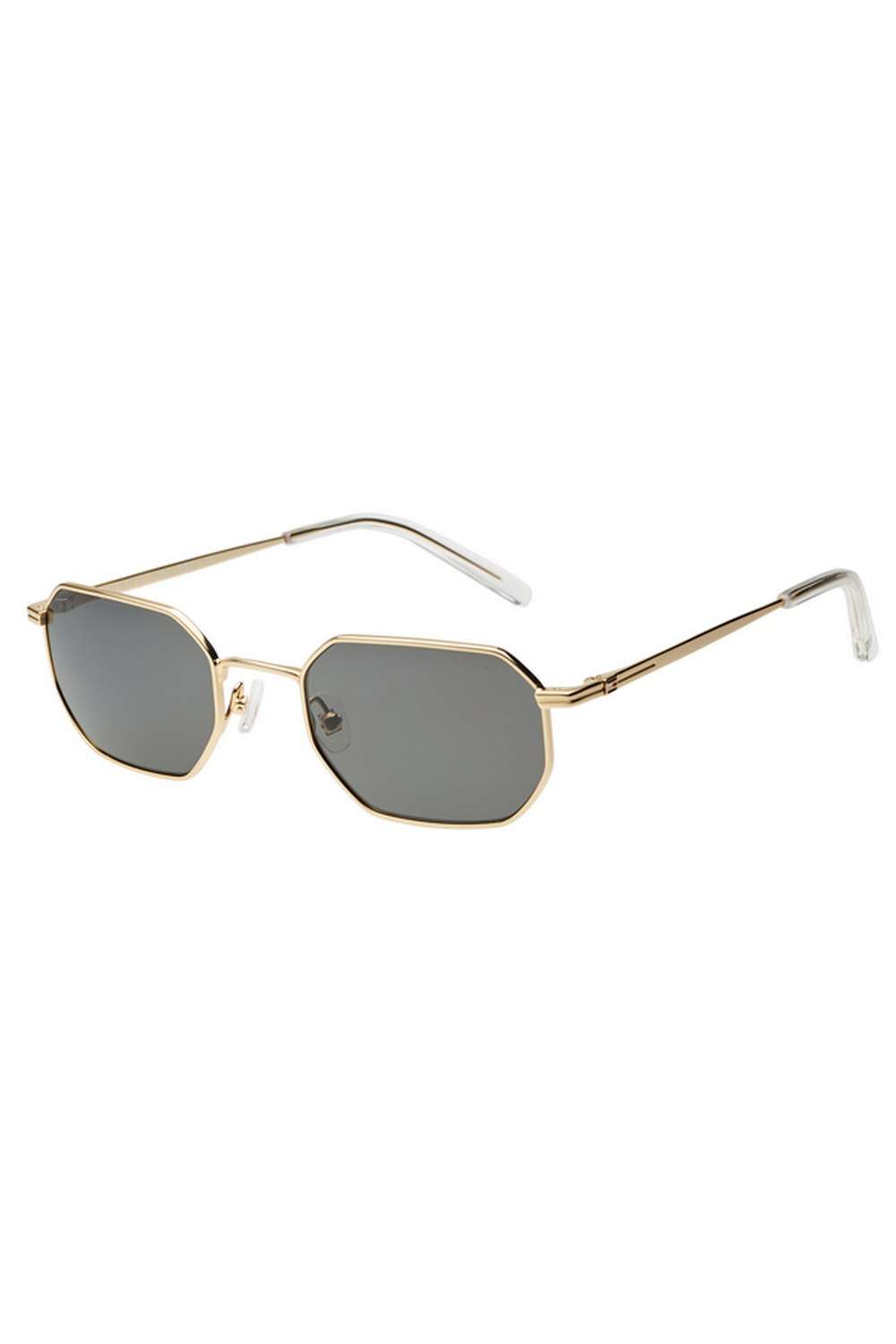 Unisex-Full-Rim-Non-Polarized-Hexagon-Sunglasses