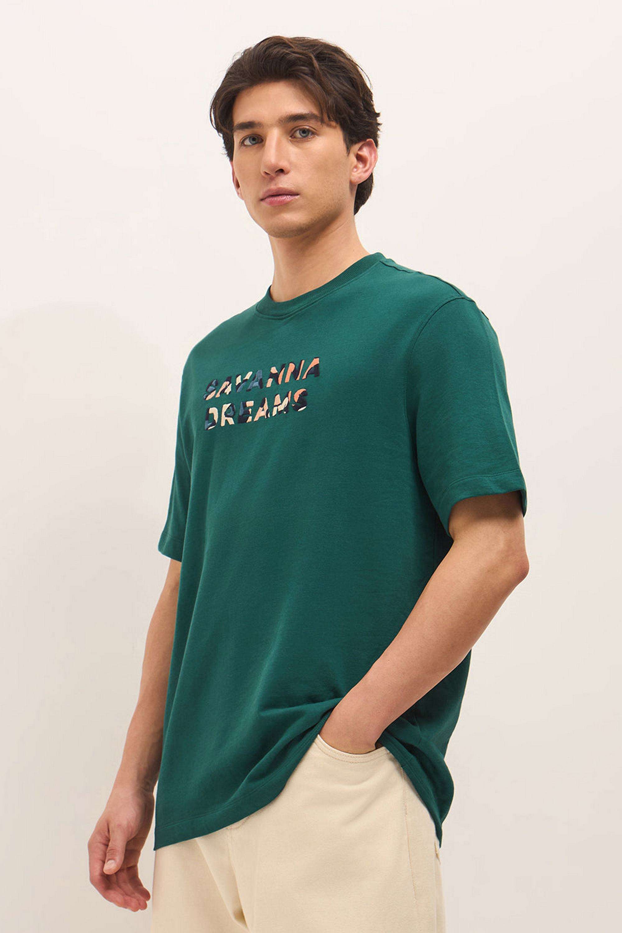 Solid-Cotton-Blend-Relaxed-Fit-Men-s-T-Shirt