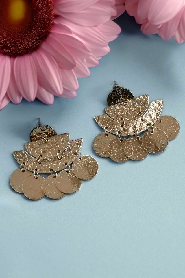 Lightweight-Gold-Plated-Drop-Earrings