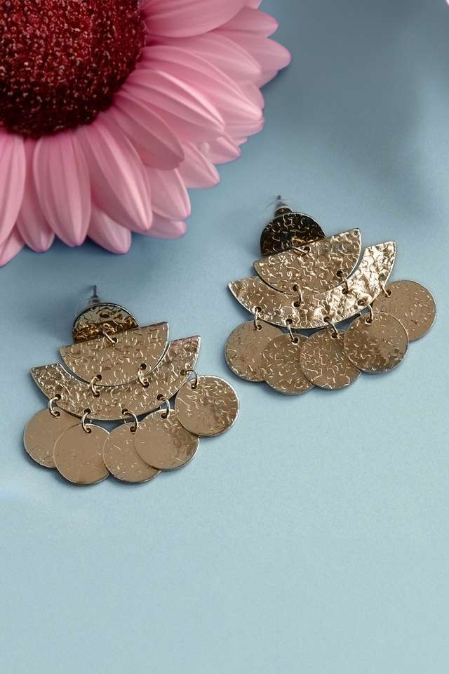 Lightweight-Gold-Plated-Drop-Earrings