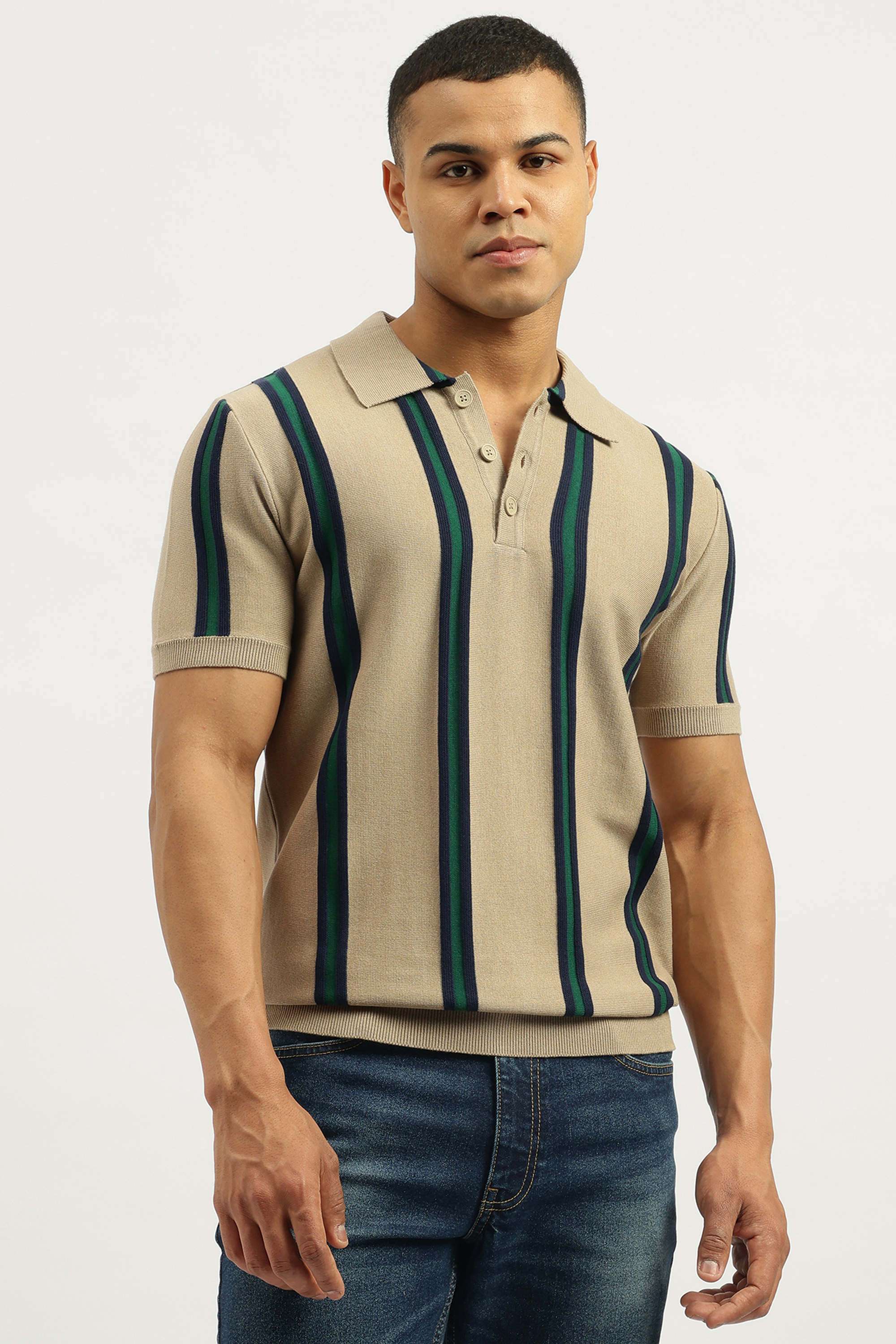 Stripes-Cotton-Polo-Men-s-T-Shirt