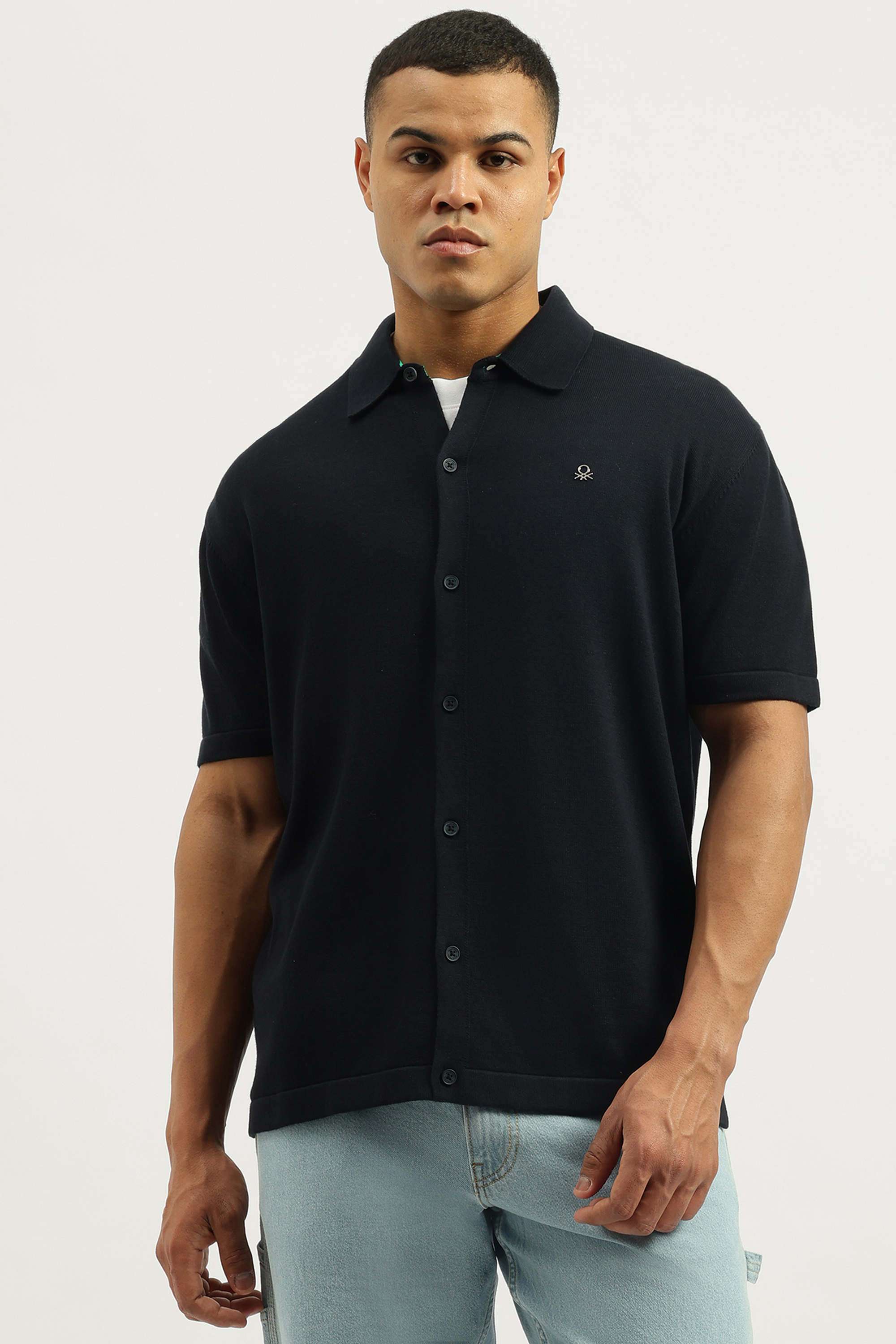 Solid-Cotton-Men-s-Casual-Wear-Sweater