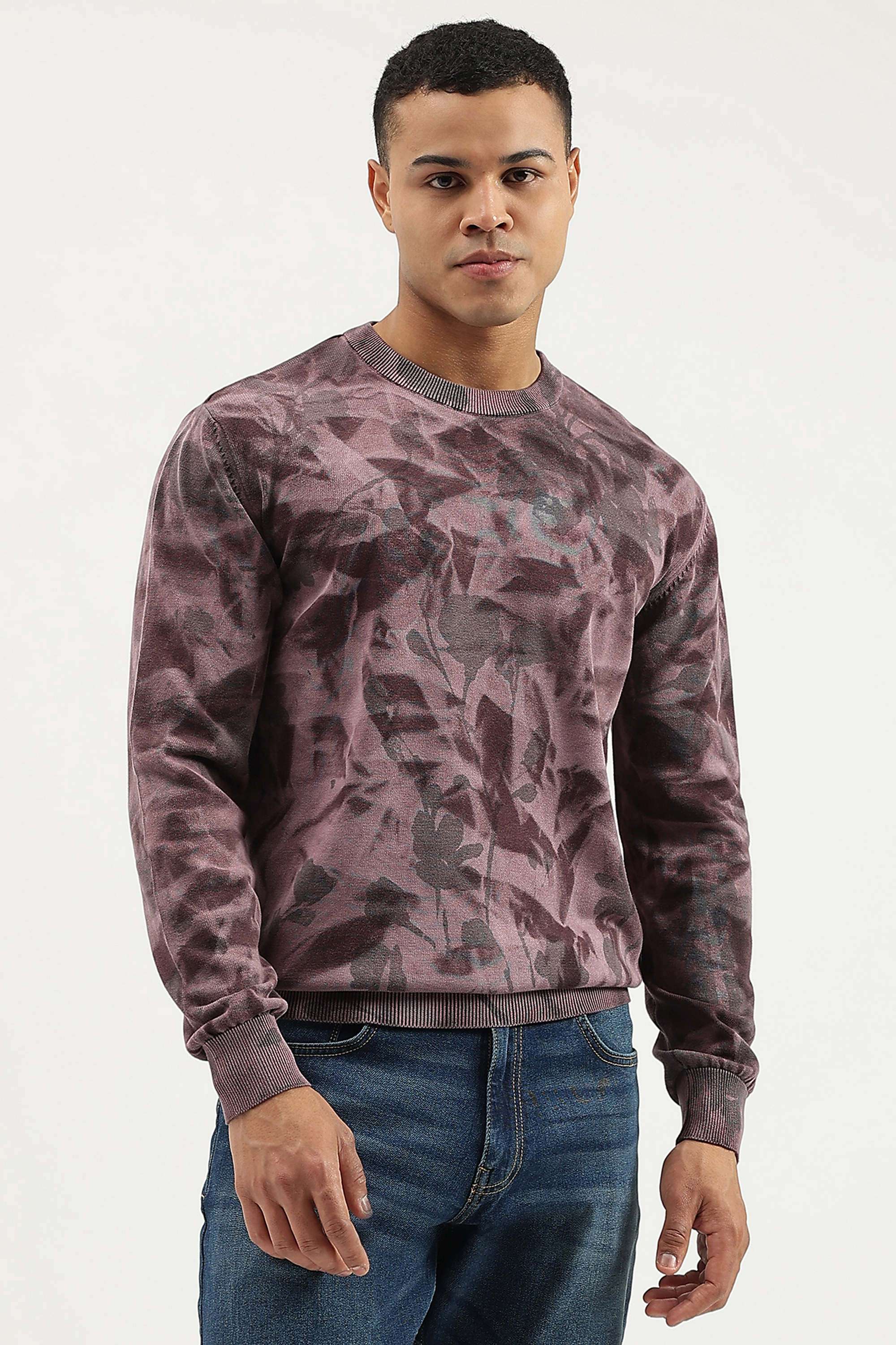 Printed-Round-Neck-Cotton-Men-s-Casual-Wear-Sweater