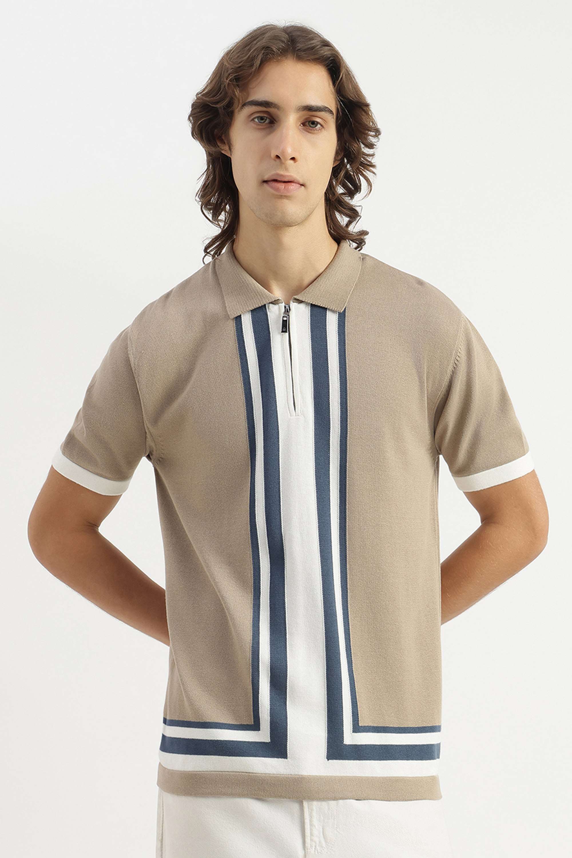 Stripes-Cotton-Polo-Men-s-T-Shirt