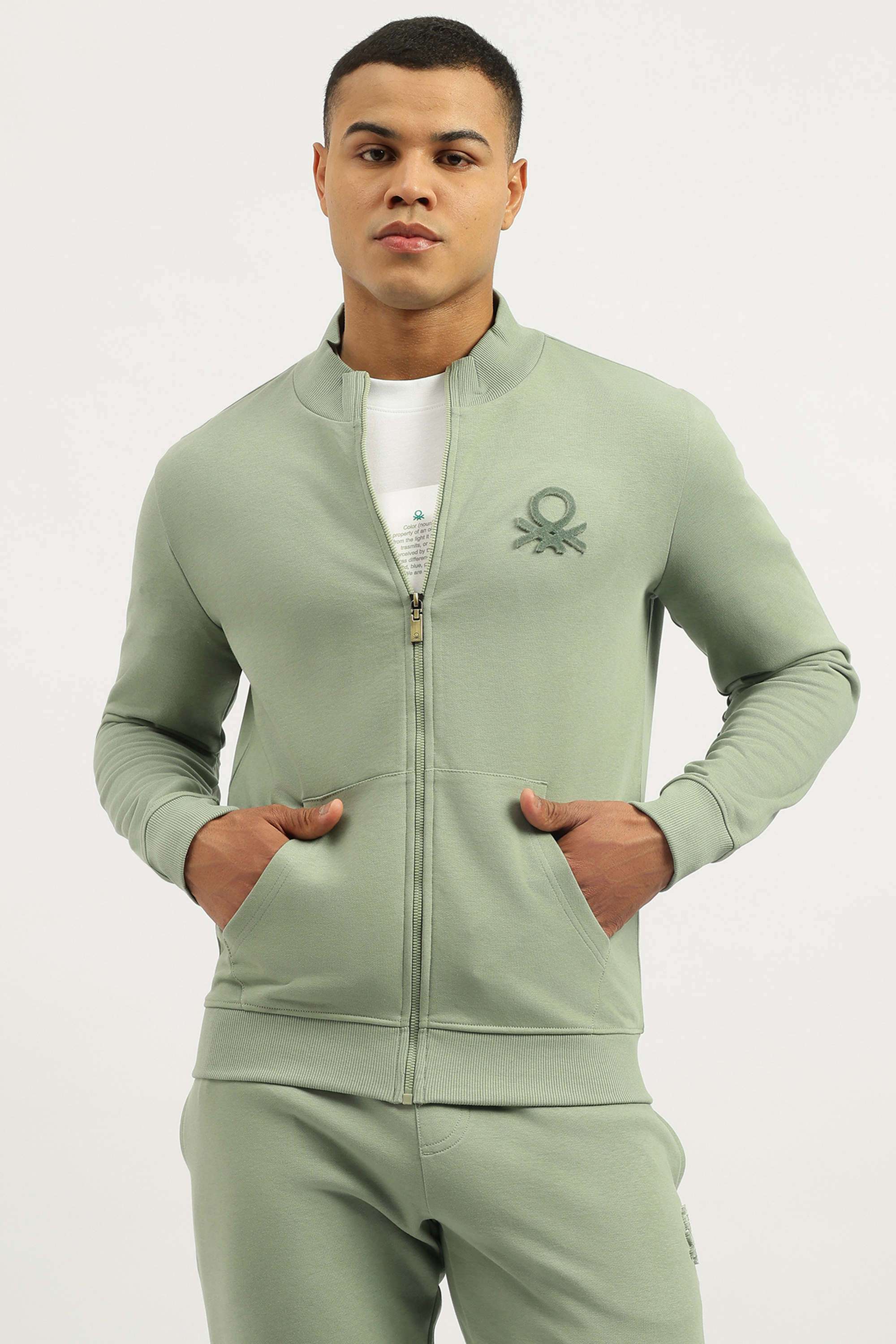 Solid-Cotton-Collared-Men-s-Jacket