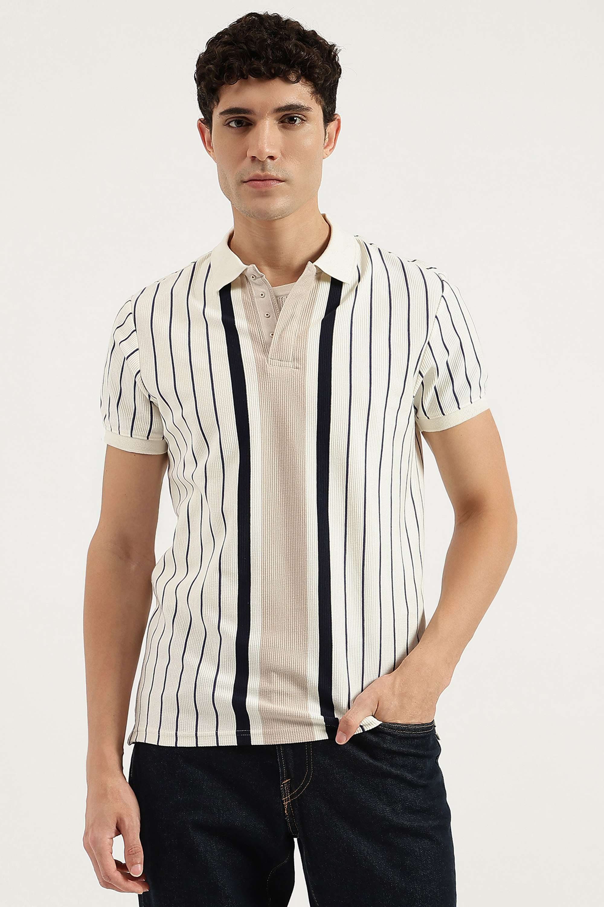 Stripes-Cotton-Polo-Men-s-T-Shirt