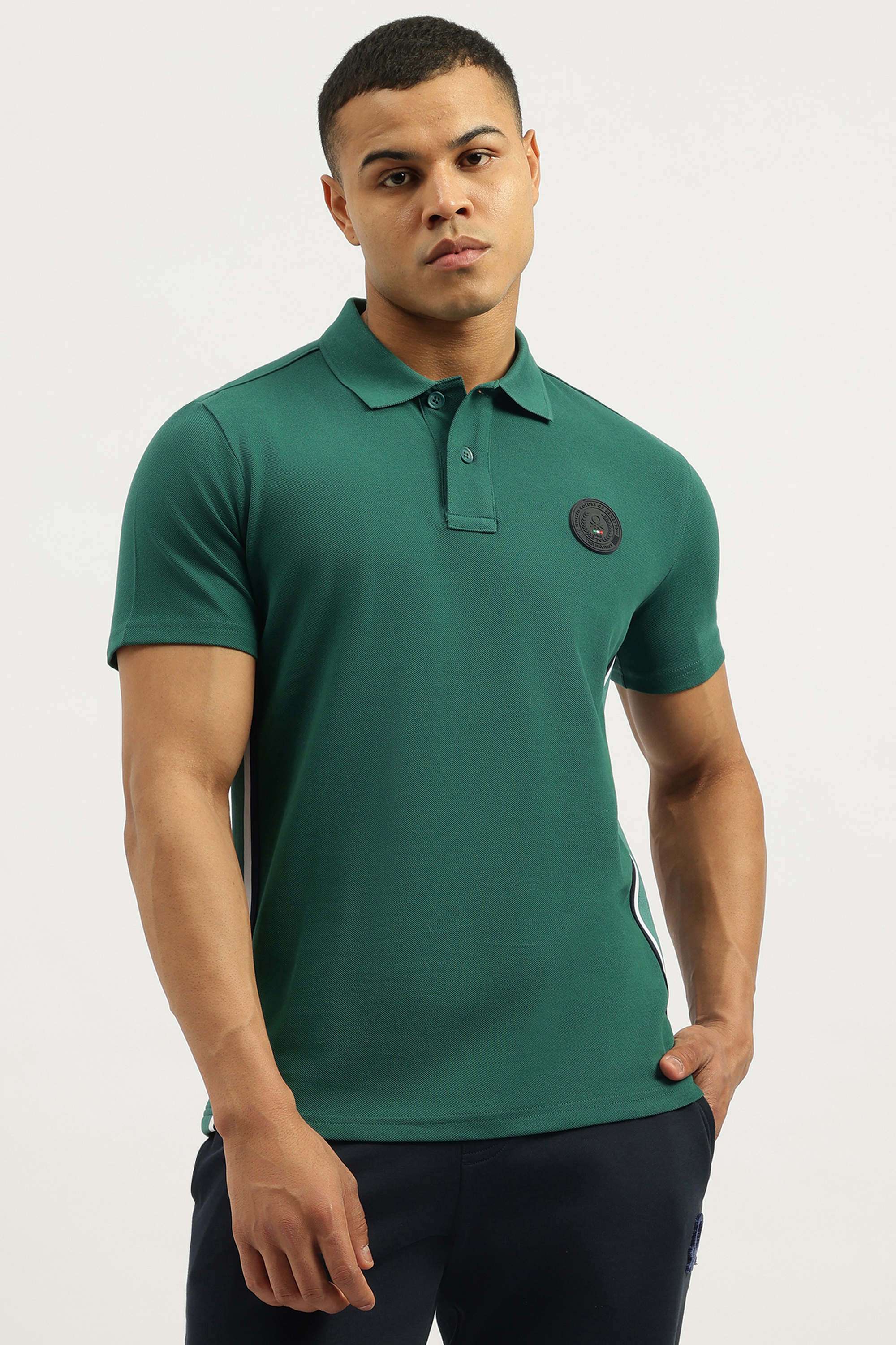 Solid-Cotton-Polo-Men-s-T-Shirt