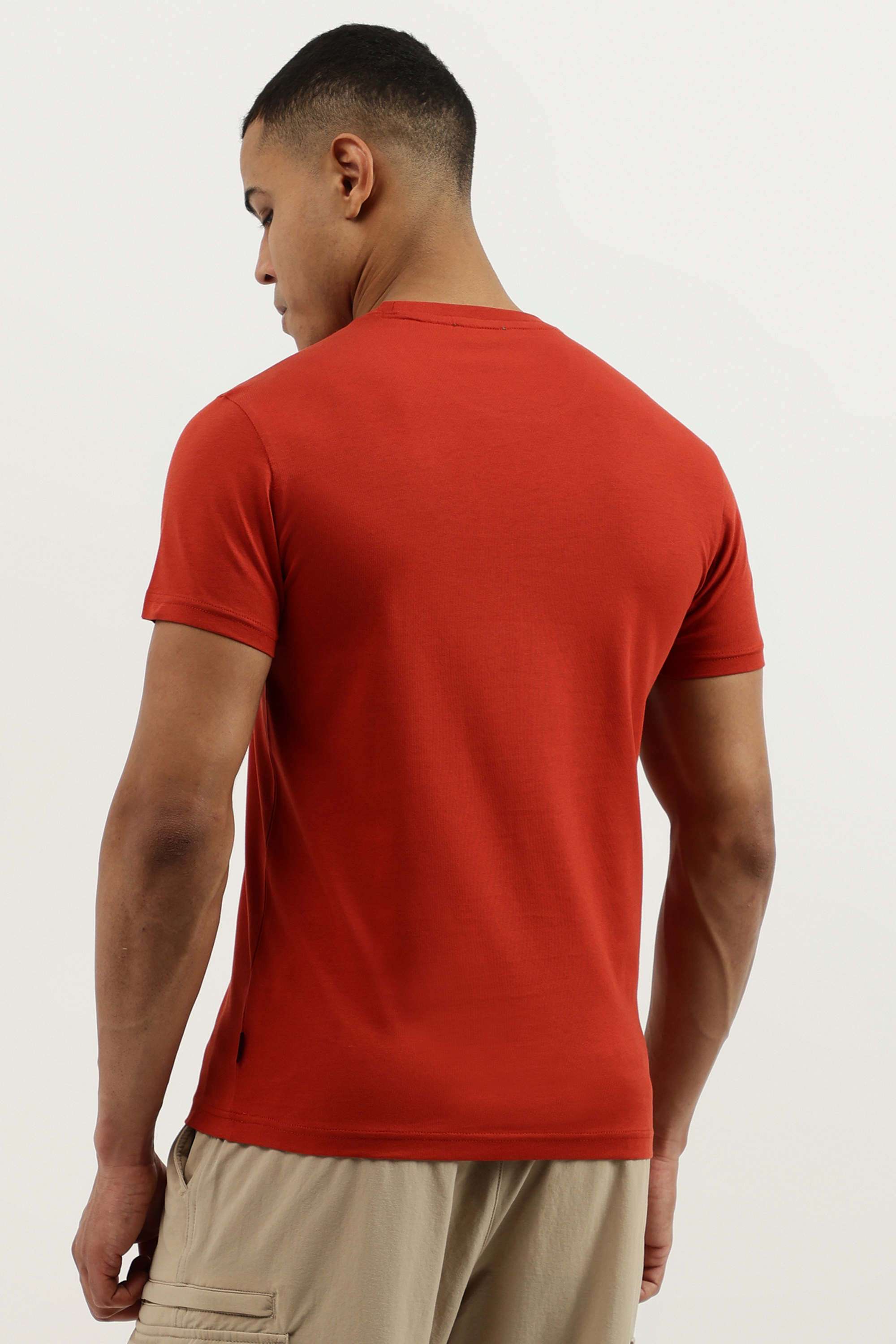 Solid-Cotton-Round-Neck-Men-s-T-Shirt