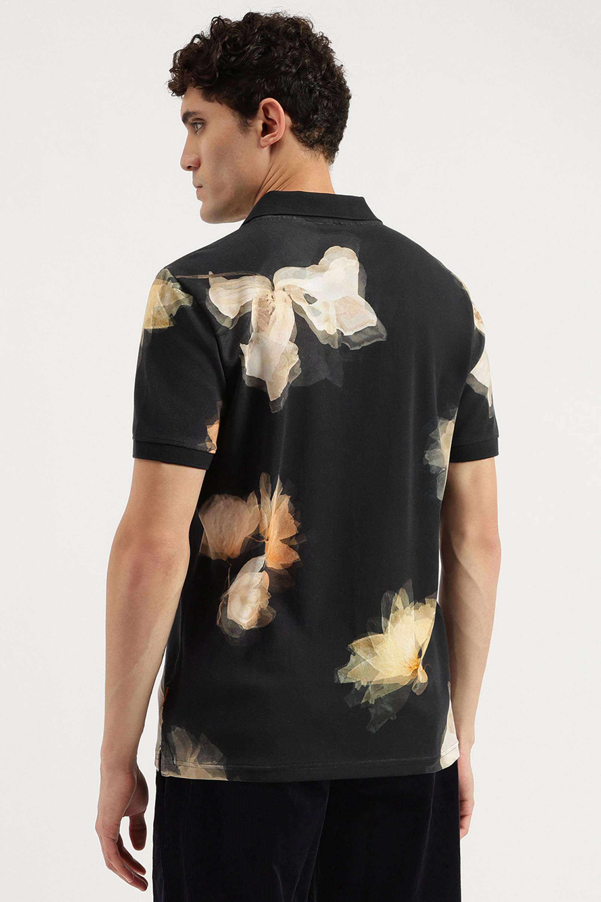 Printed-Cotton-Relaxed-Fit-Men-Polo-T-Shirt