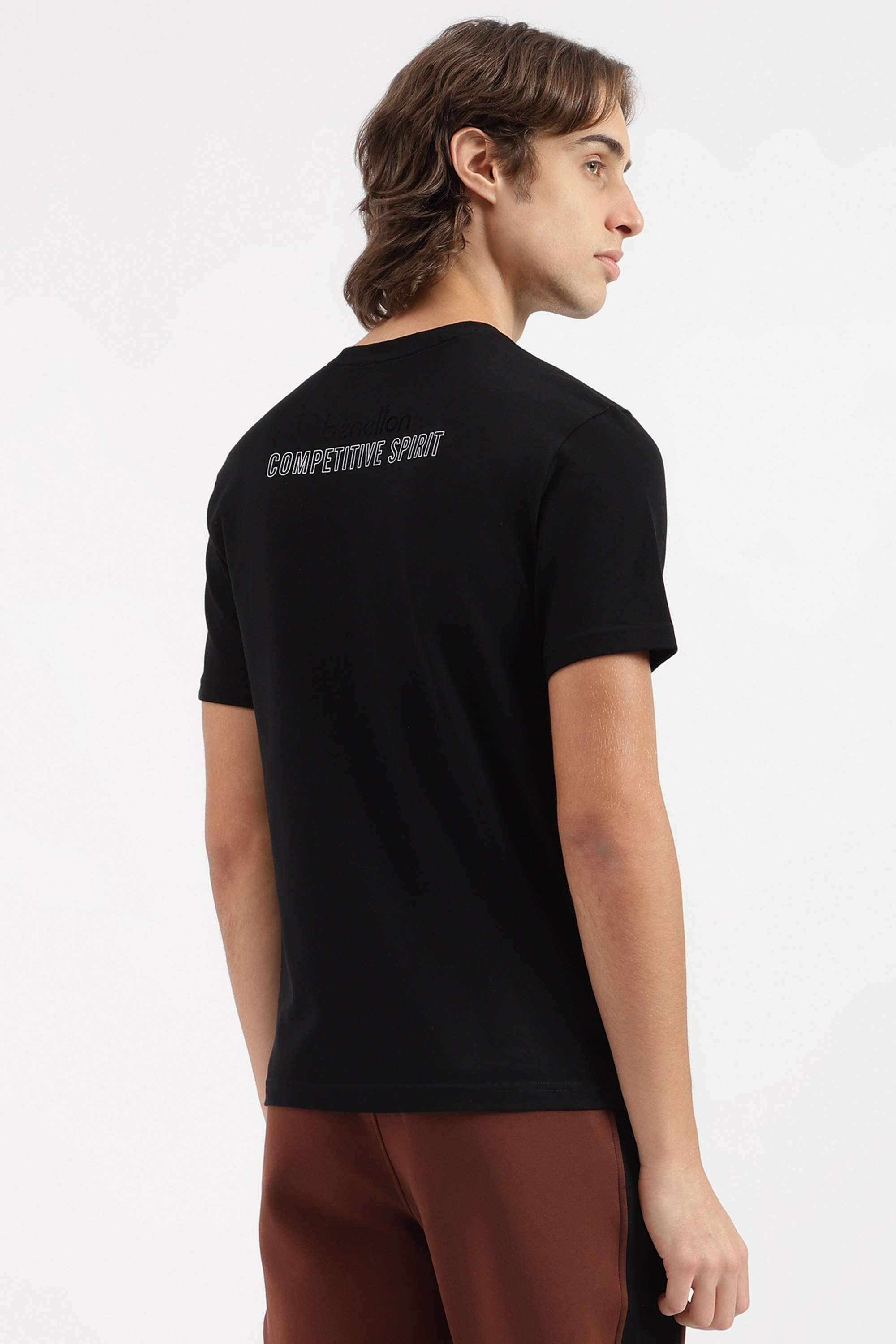 Solid-Cotton-Round-Neck-Men-s-T-Shirt