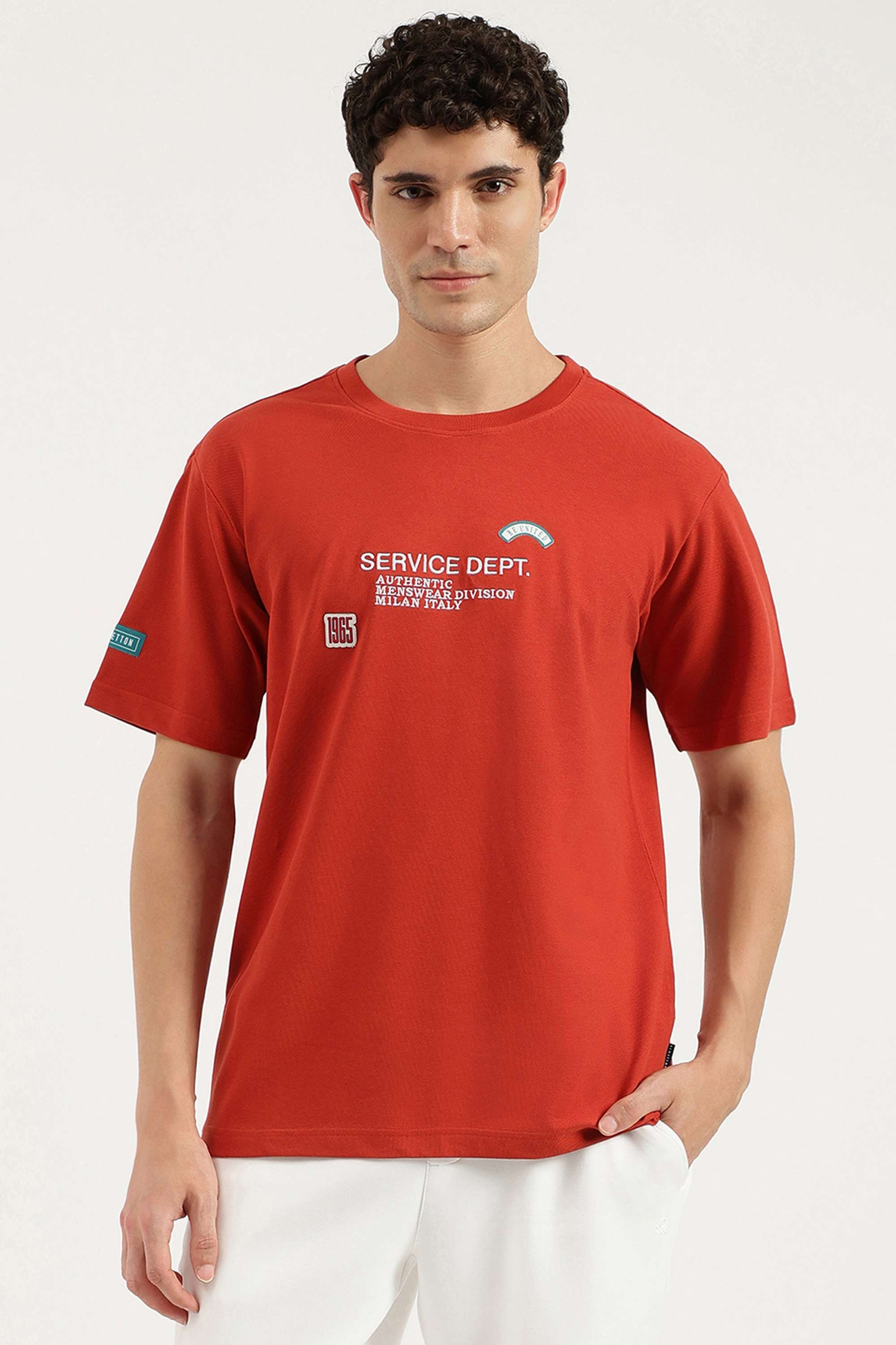 Solid-Cotton-Round-Neck-Men-s-T-Shirt