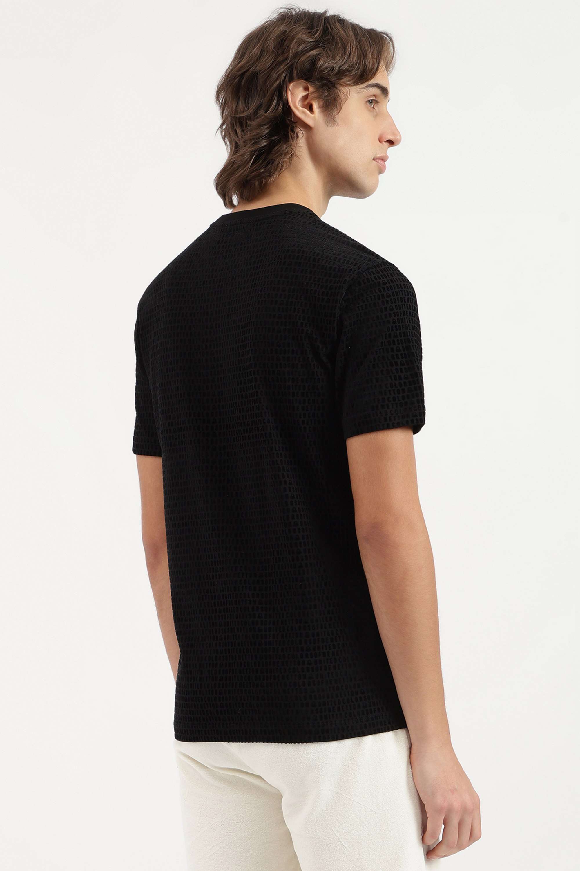Textured-Cotton-Relaxed-Fit-Men-T-Shirt