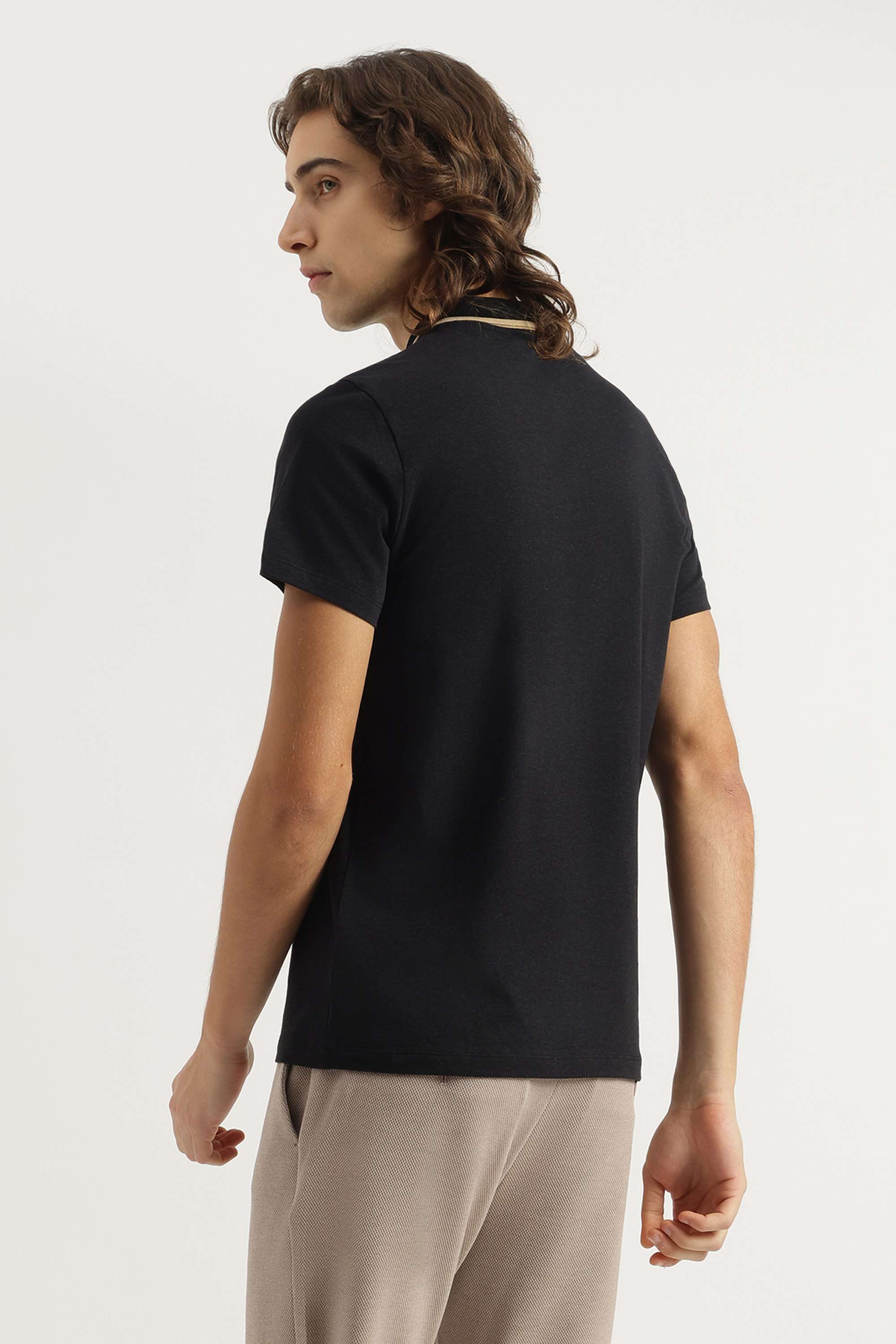 Solid-Cotton-Regular-Fit-Men-Polo-T-Shirt