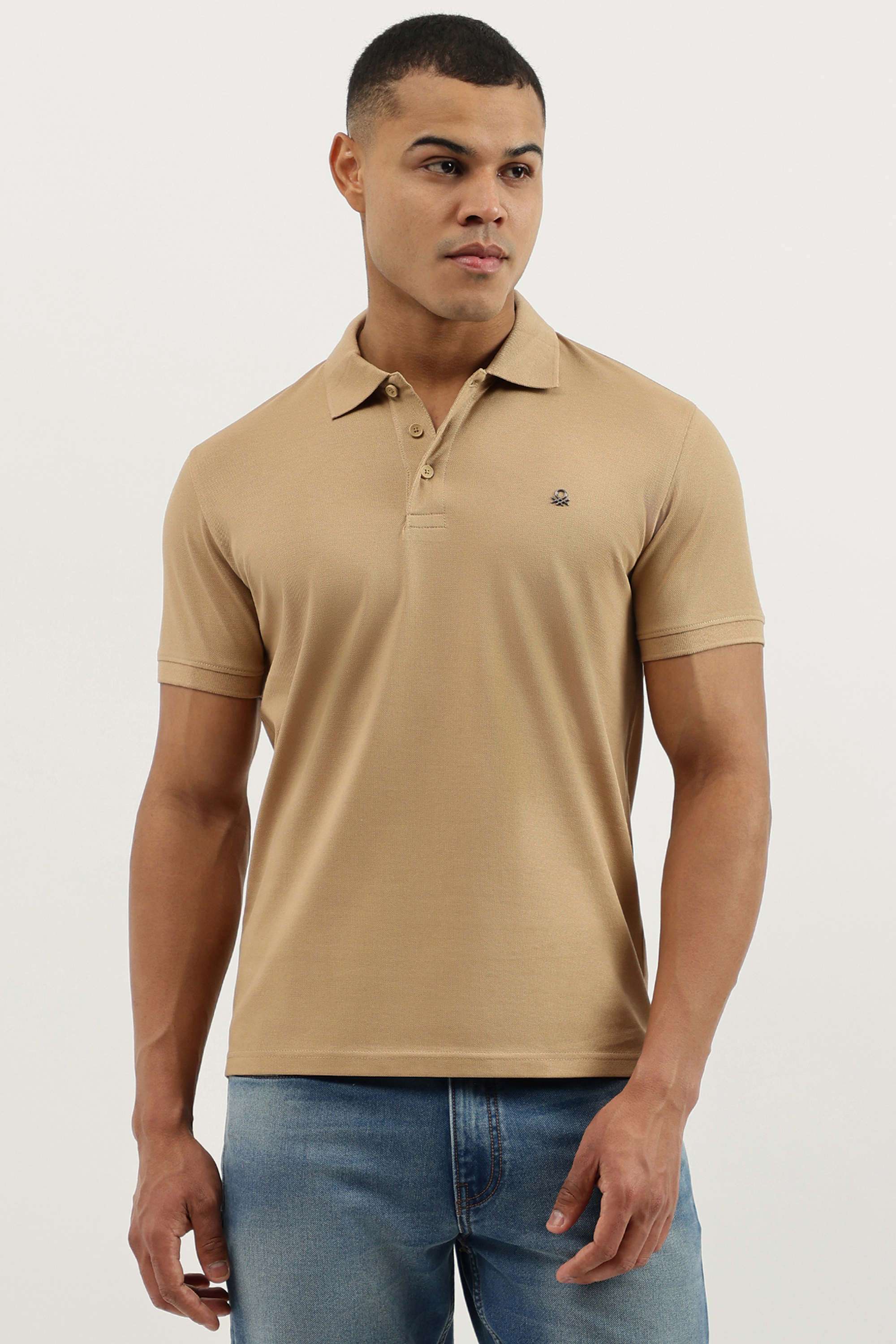 Solid-Cotton-Polo-Men-s-T-Shirt