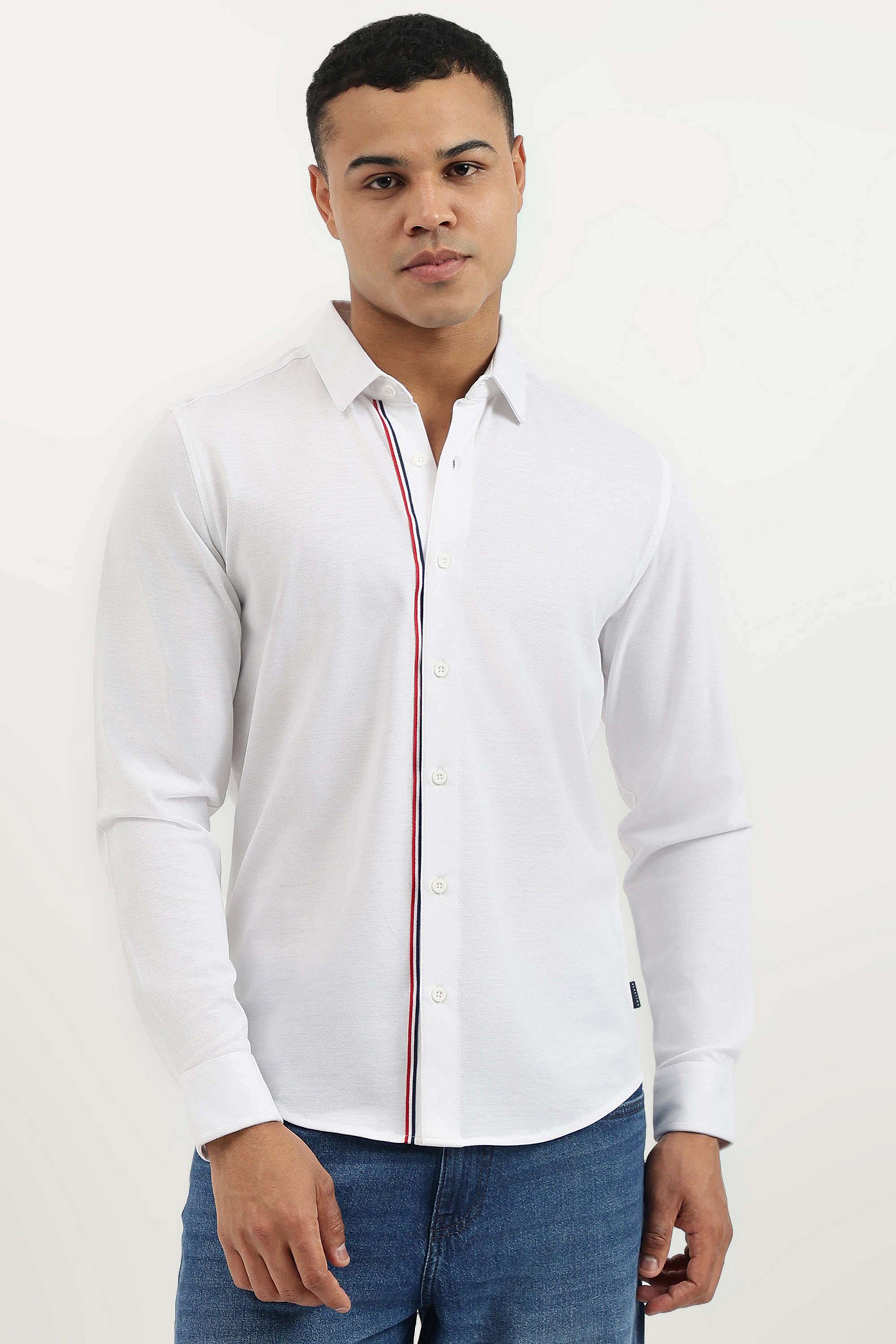 Solid-Cotton-Men-s-Casual-Wear-Shirt