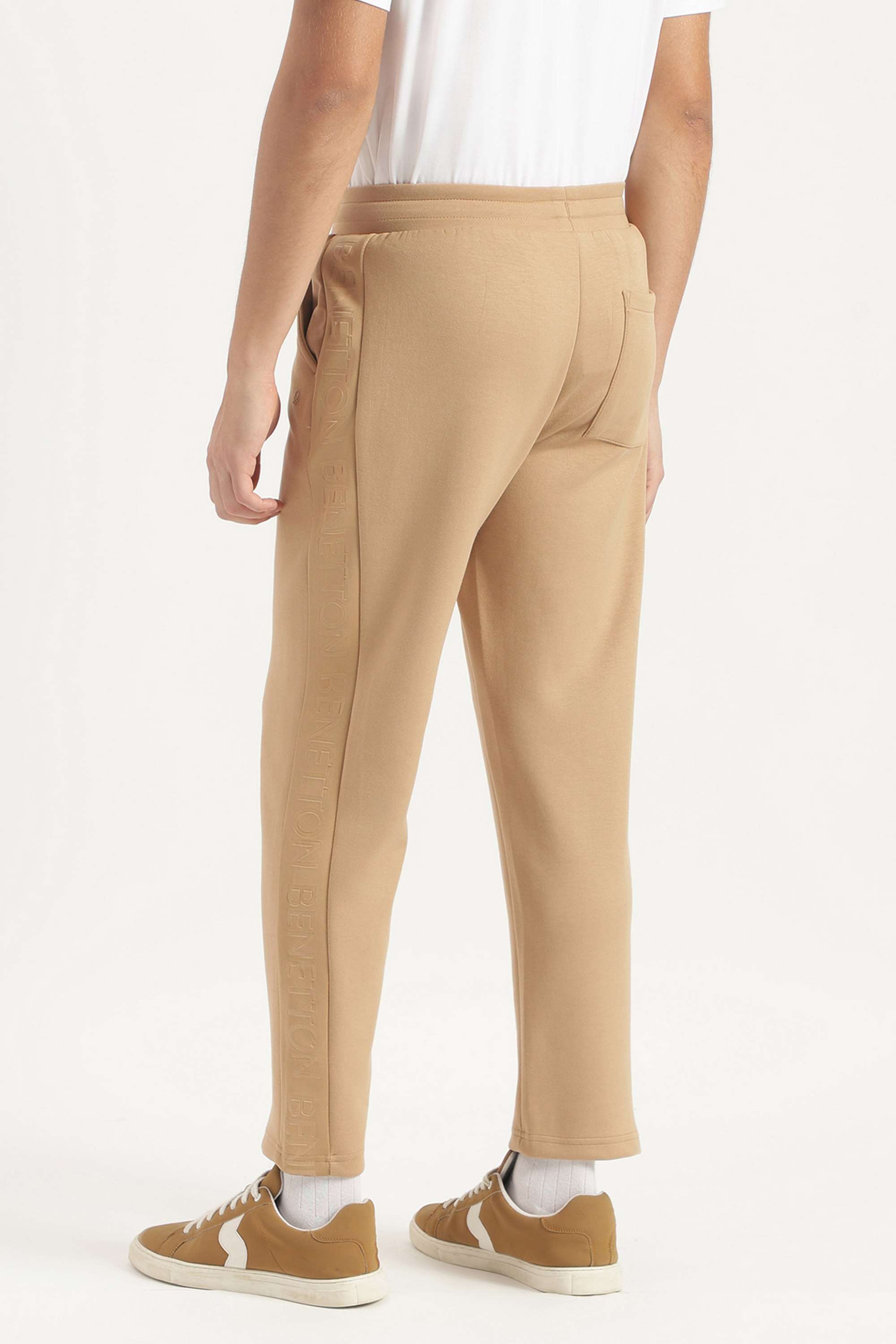 Solid-Polyester-Blend-Regular-Fit-Men-s-Track-Pants