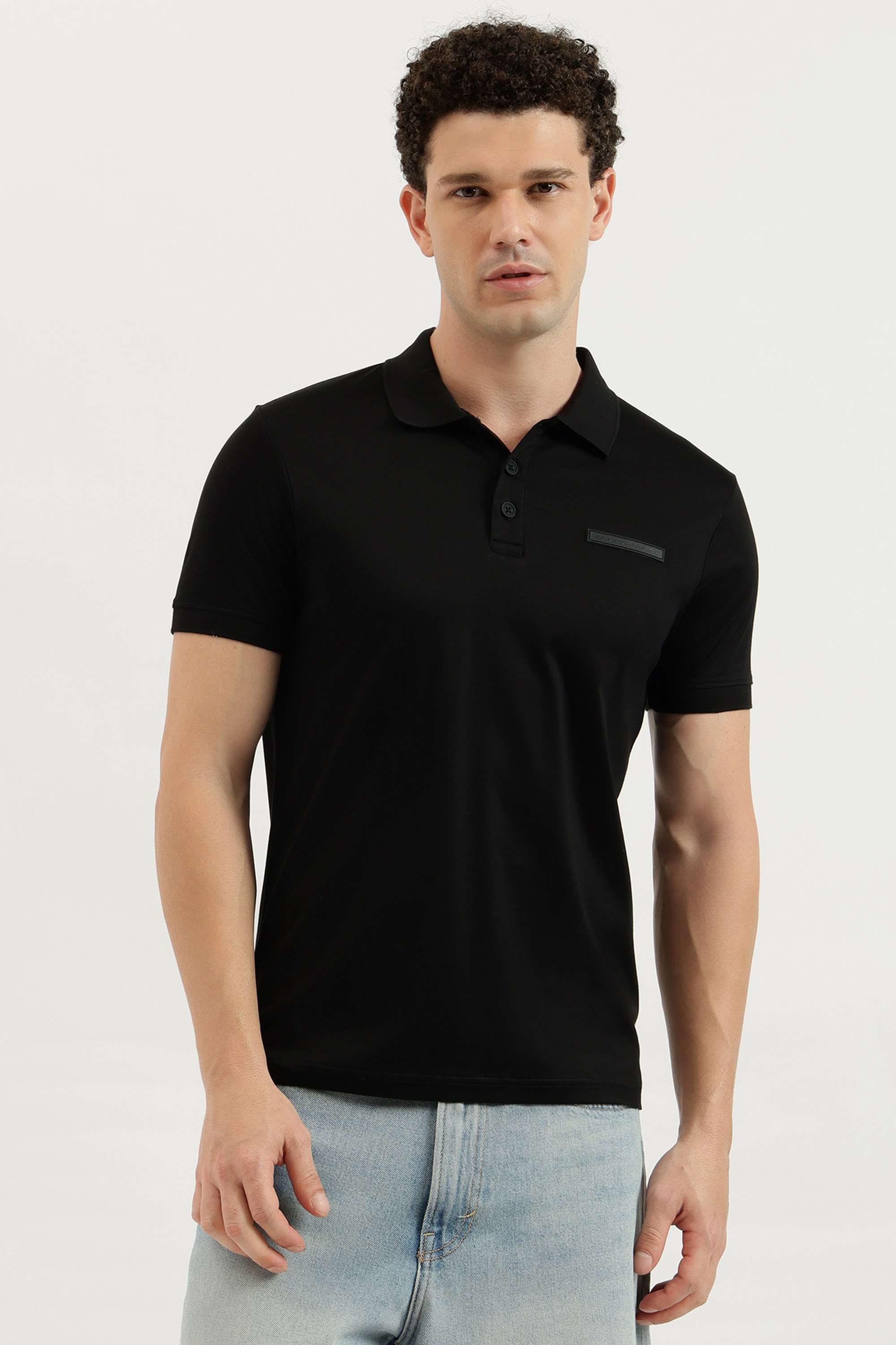 Solid-Cotton-Polo-Men-s-T-Shirt