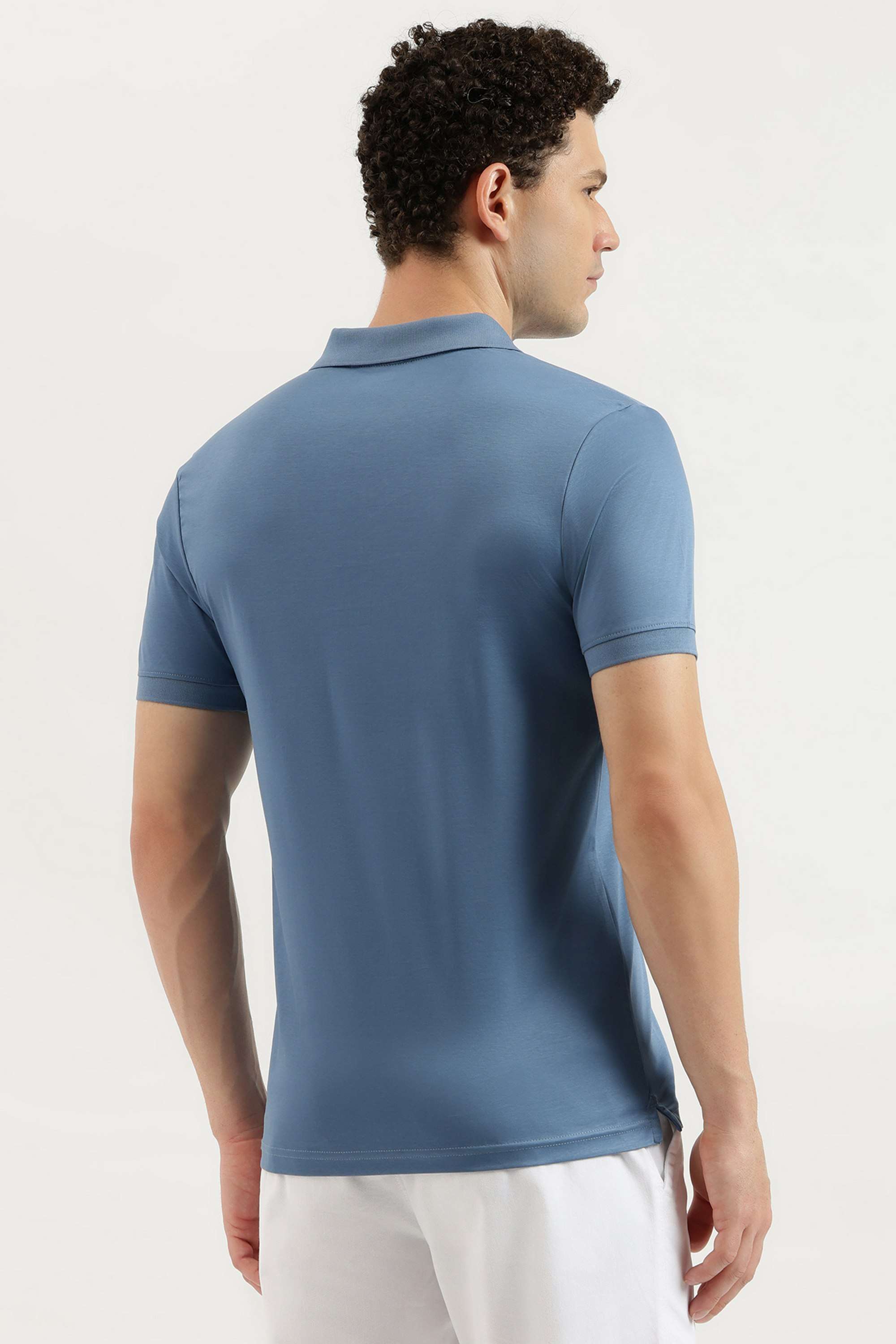 Solid-Cotton-Polo-Men-s-T-Shirt