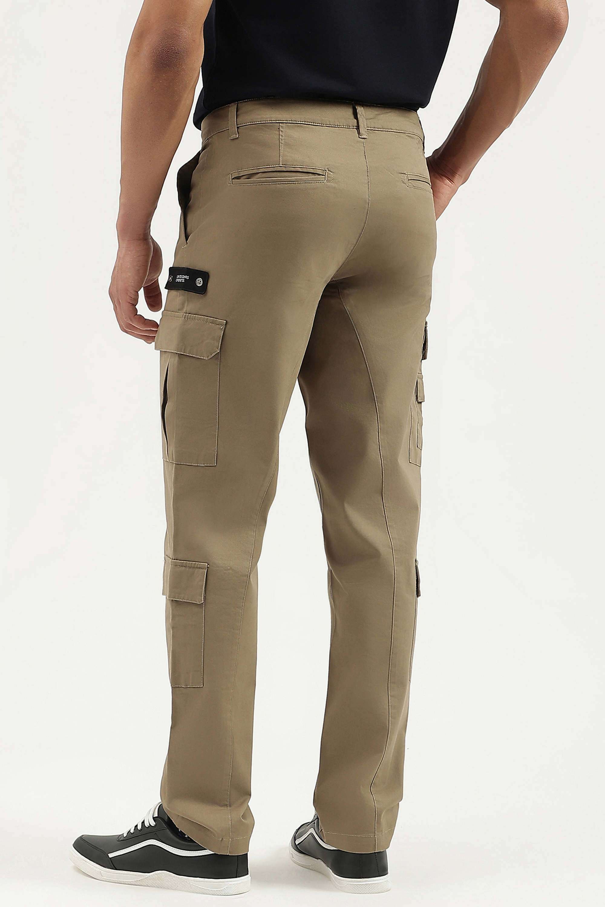 Solid-Straight-Fit-Cotton-Men-s-Casual-Wear-Trousers