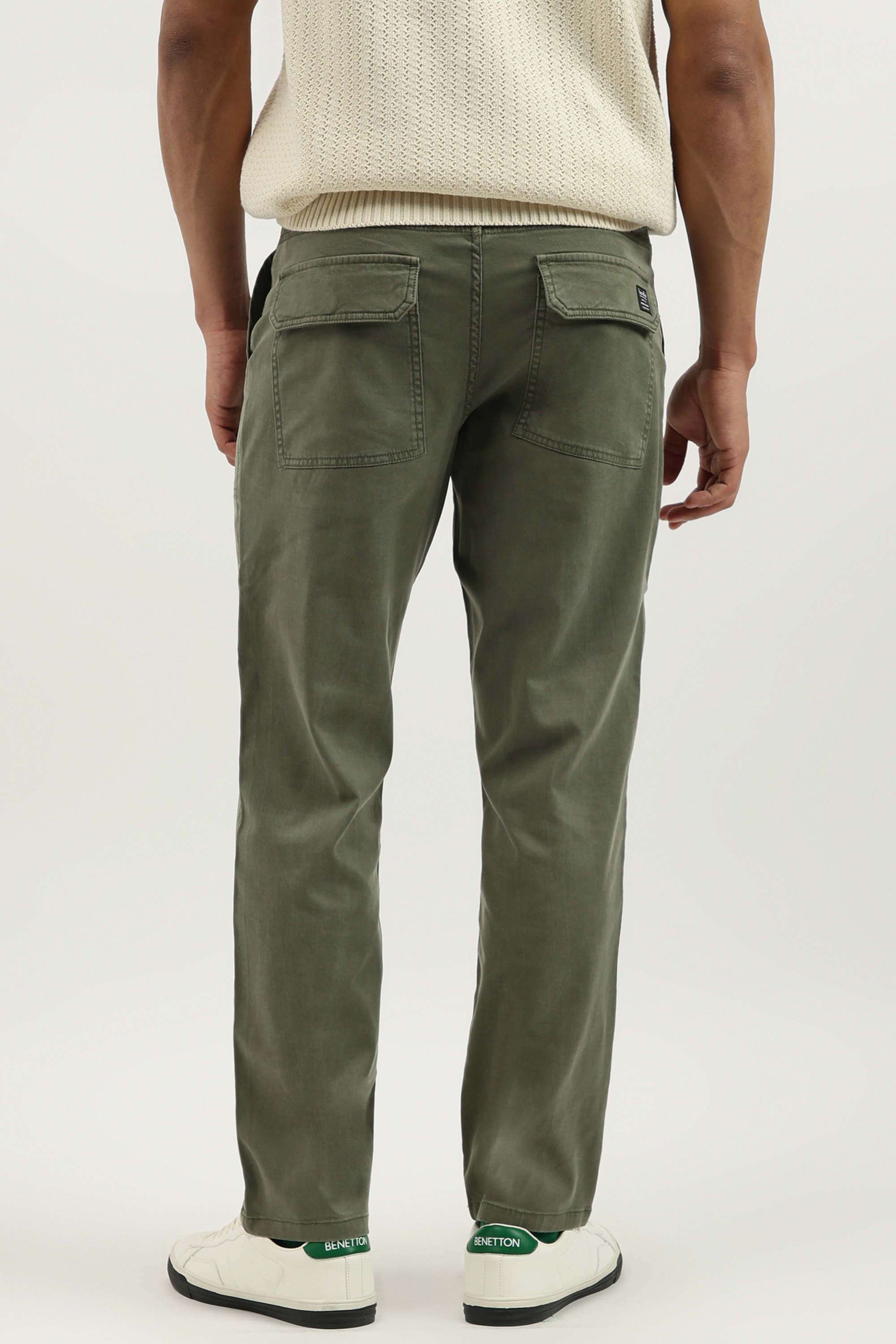 Solid-Straight-Fit-Cotton-Men-s-Casual-Wear-Trousers