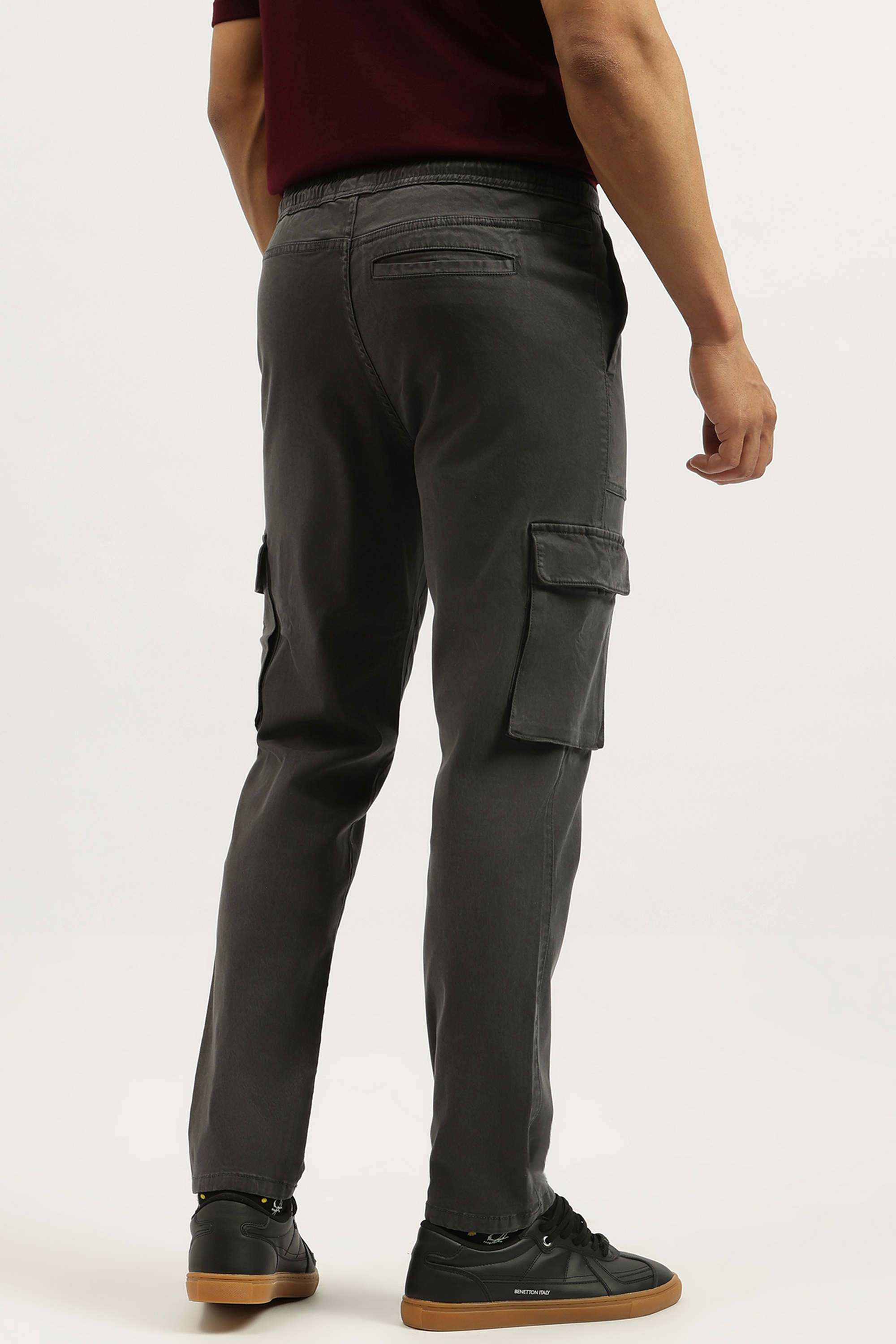 Solid-Relaxed-Fit-Cotton-Men-s-Casual-Wear-Trousers
