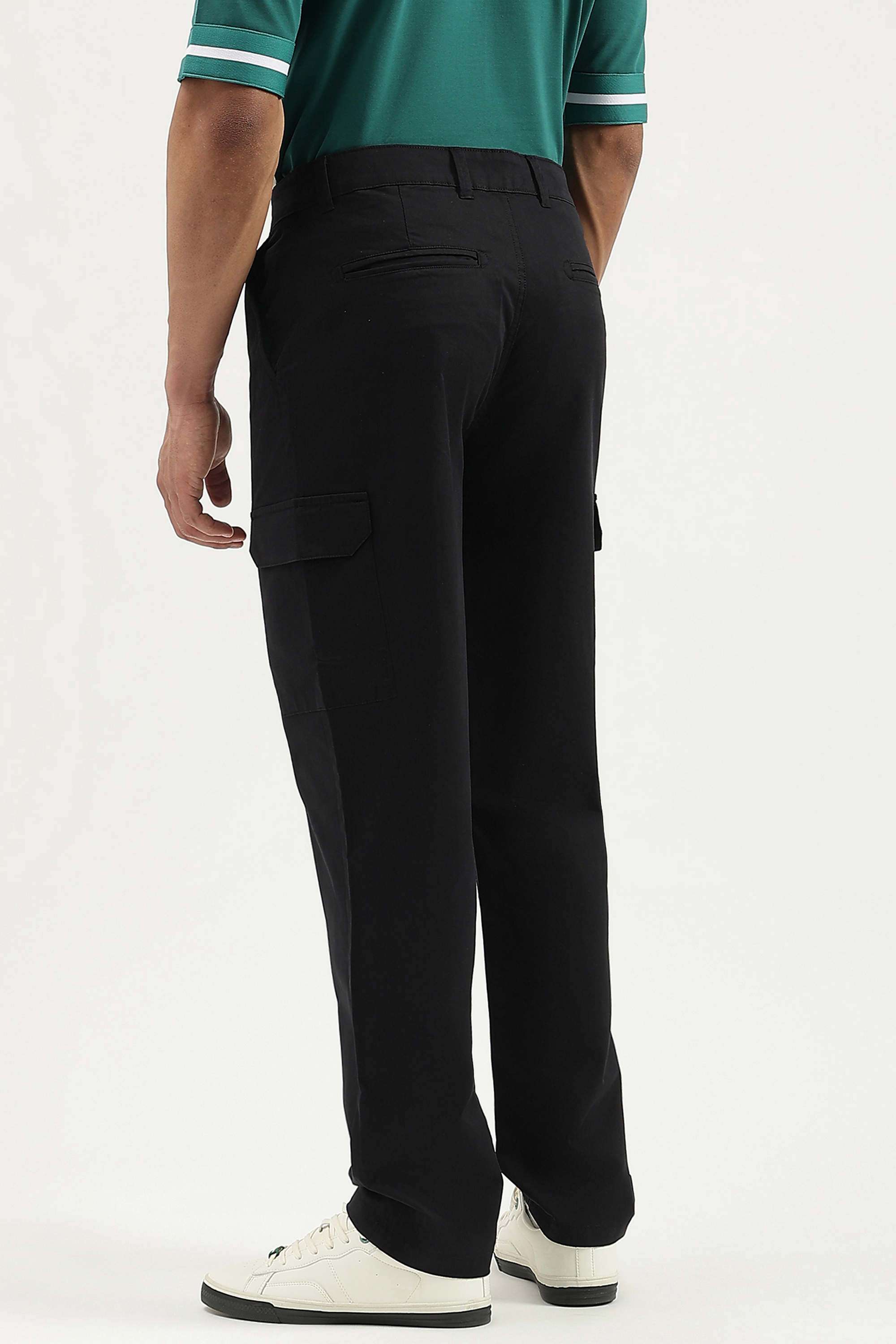 Solid-Straight-Fit-Cotton-Men-s-Casual-Wear-Trousers