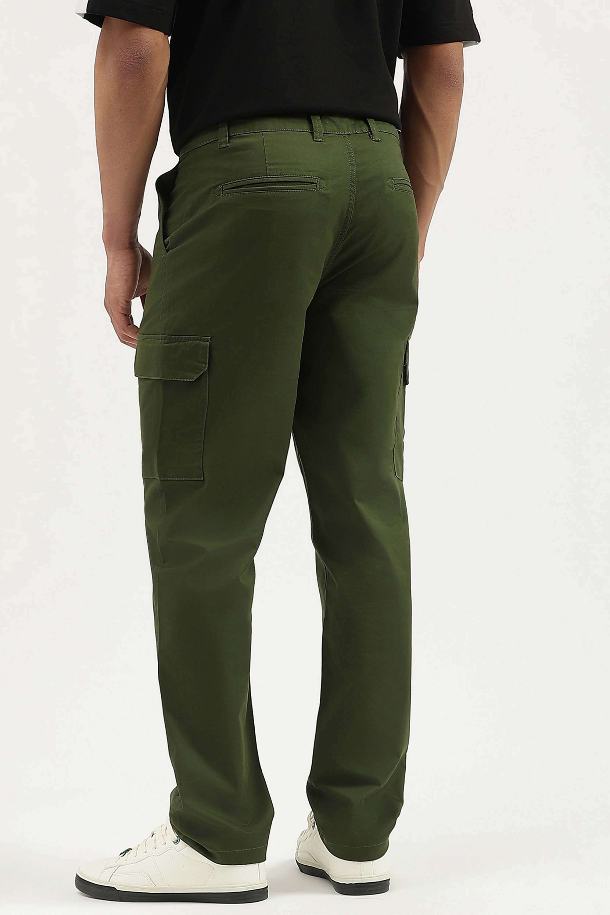 Solid-Straight-Fit-Cotton-Men-s-Casual-Wear-Trousers