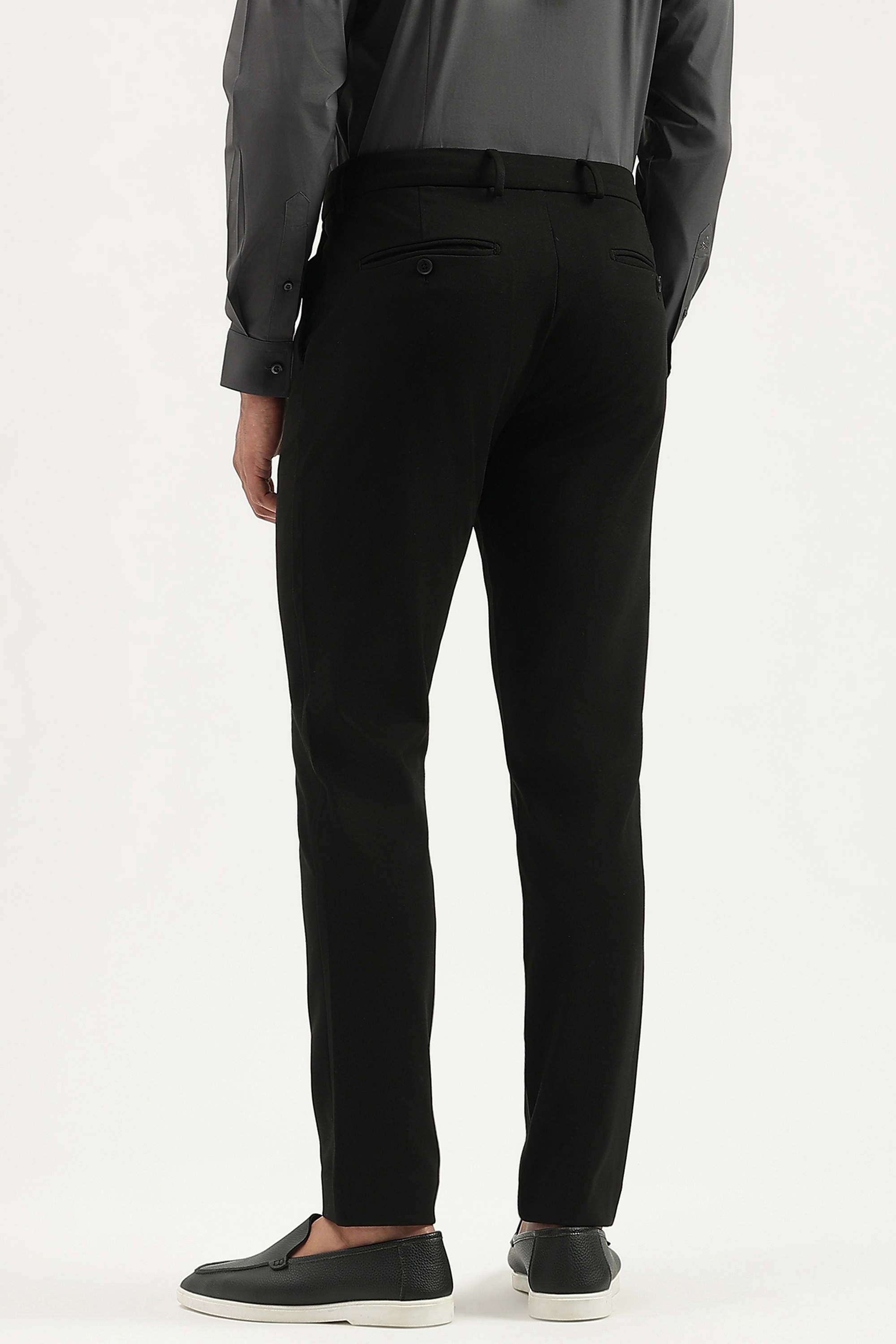 Solid-Relaxed-Fit-Polyester-Men-s-Casual-Wear-Trousers