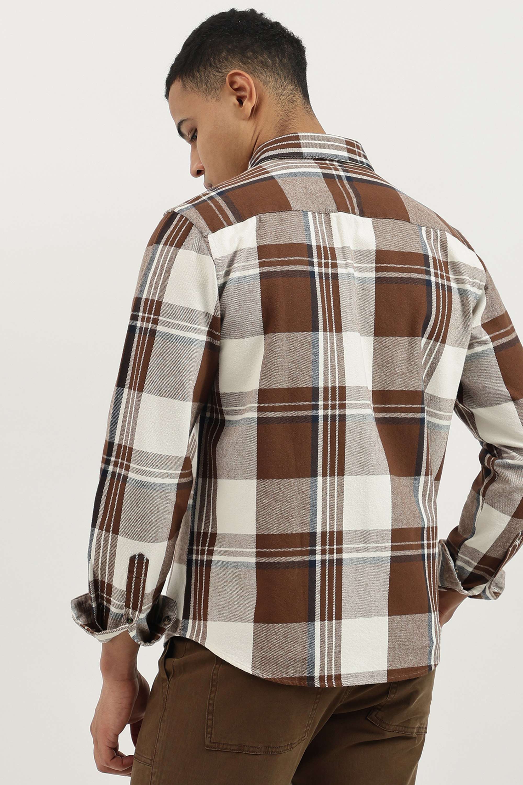 Checks-Cotton-Regular-Fit-Men-s-Casual-Shirt