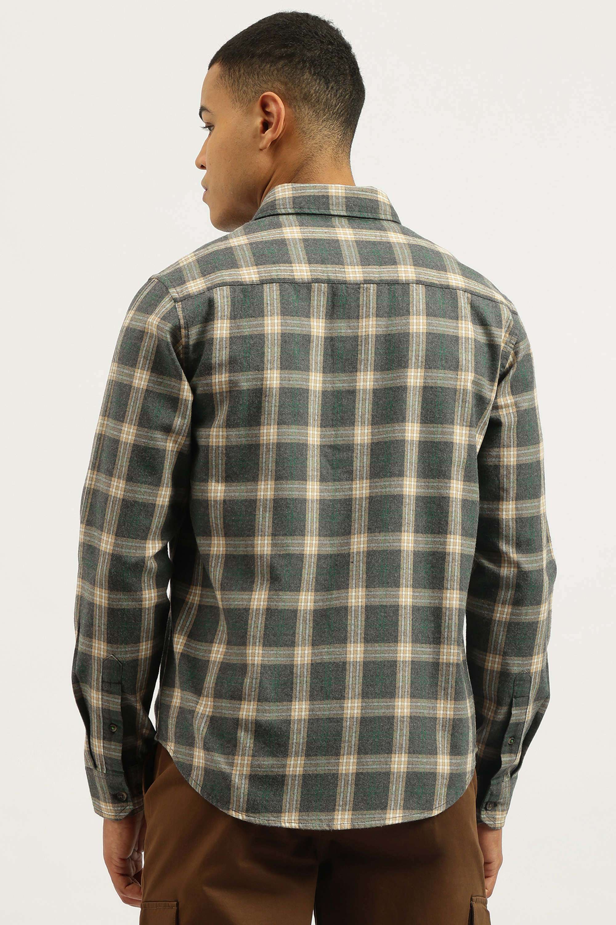 Checks-Cotton-Men-s-Casual-Wear-Shirt